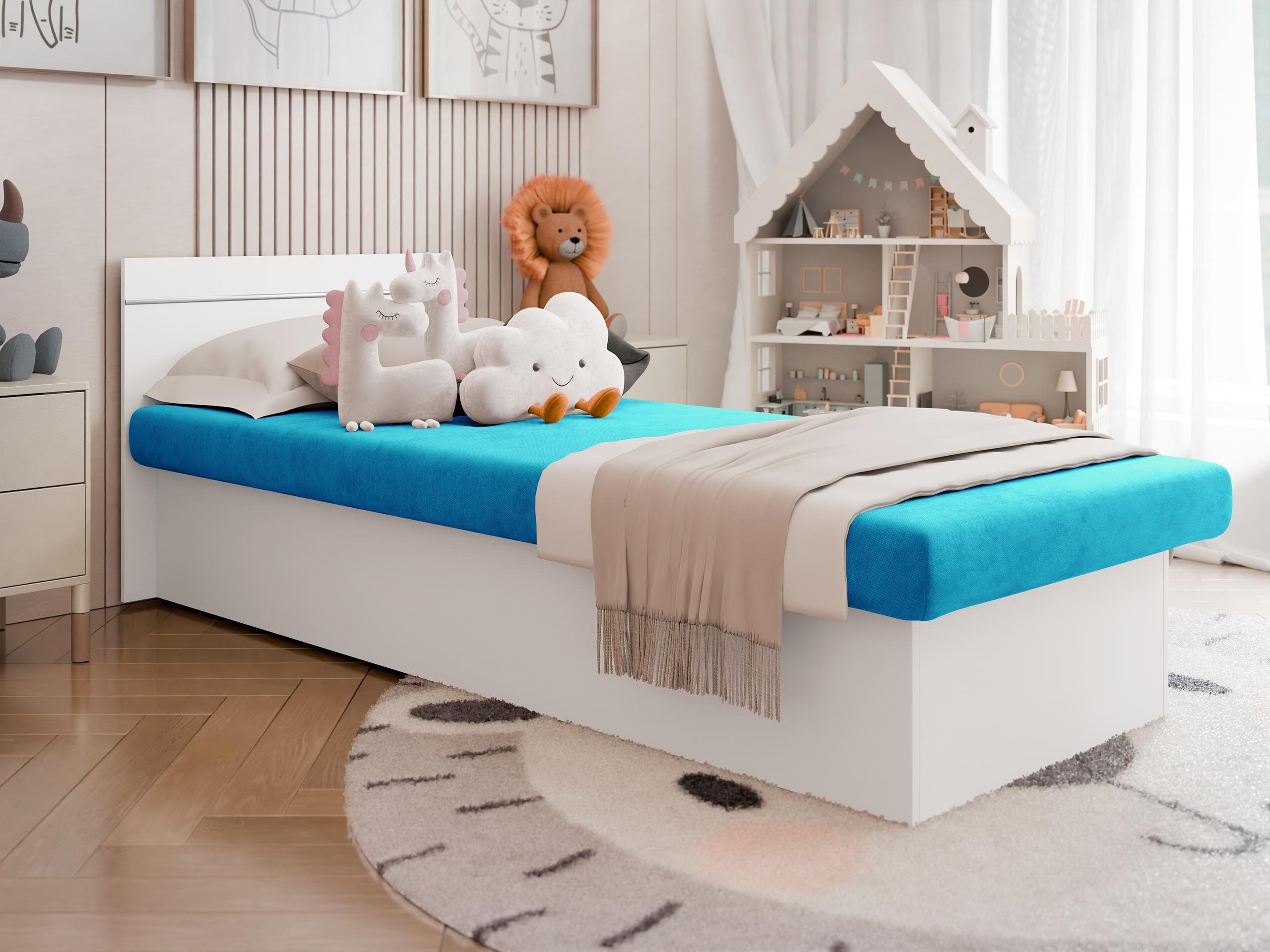 Letto Dover 101 (Bianco)