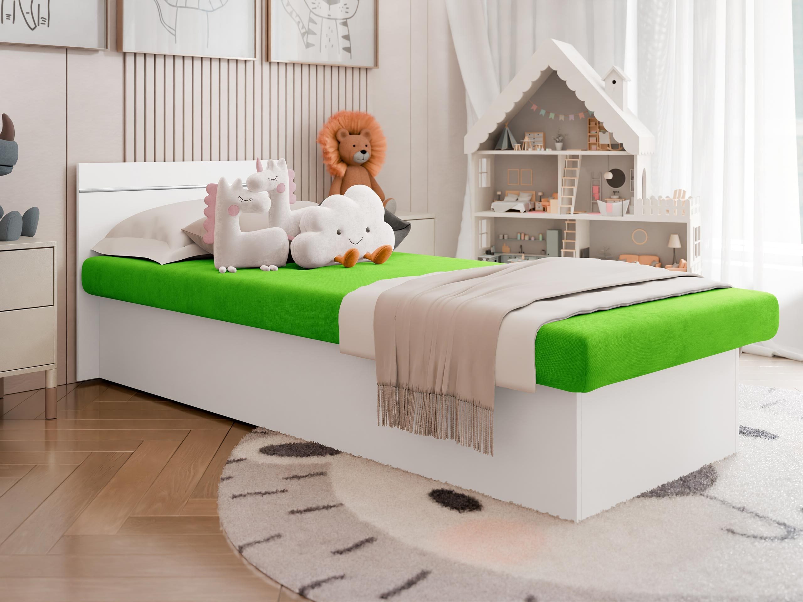 Letto Dover 101 (Bianco)