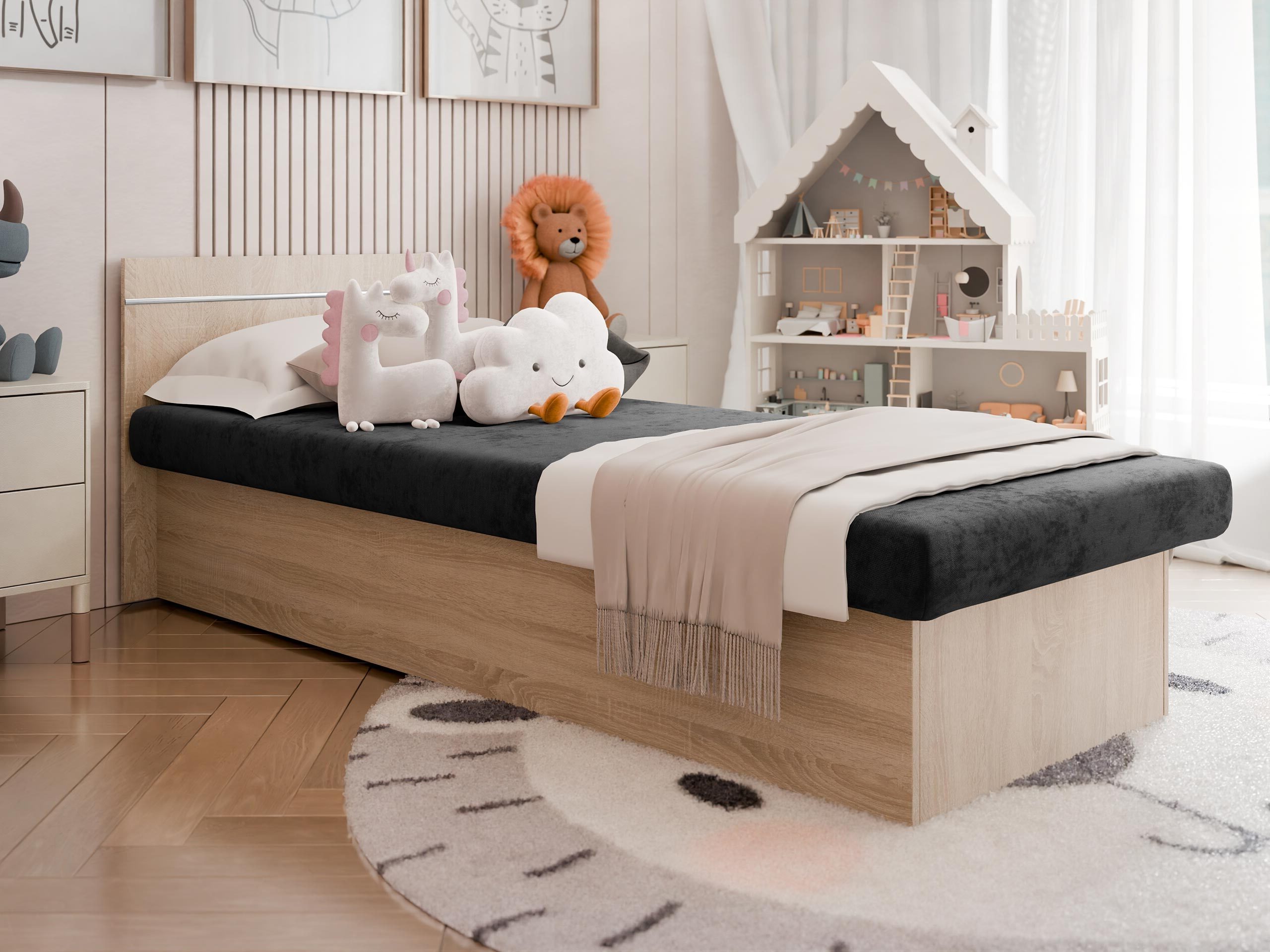 Letto Dover 101 (Sonoma quercia)