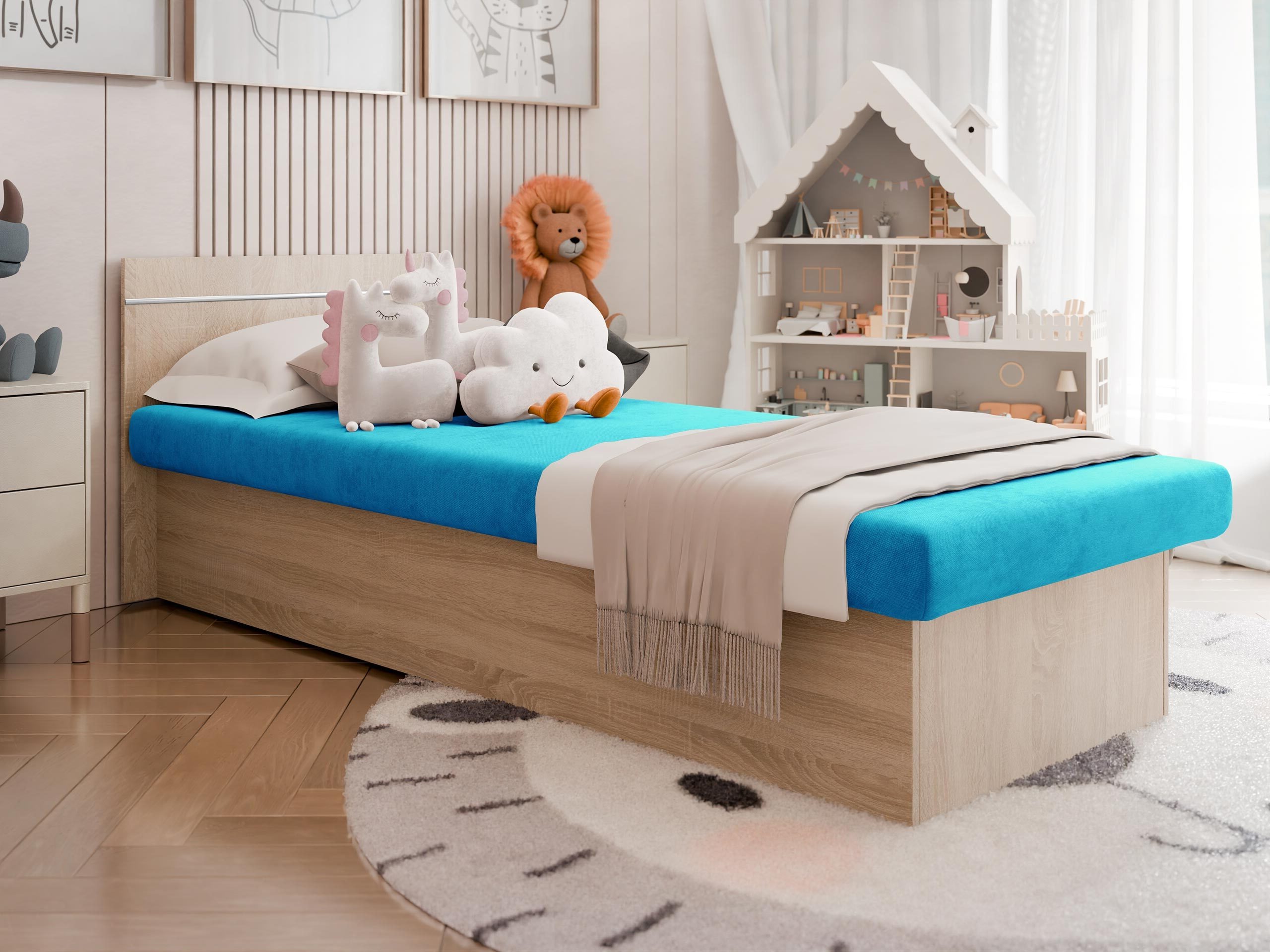 Letto Dover 101 (Sonoma quercia)