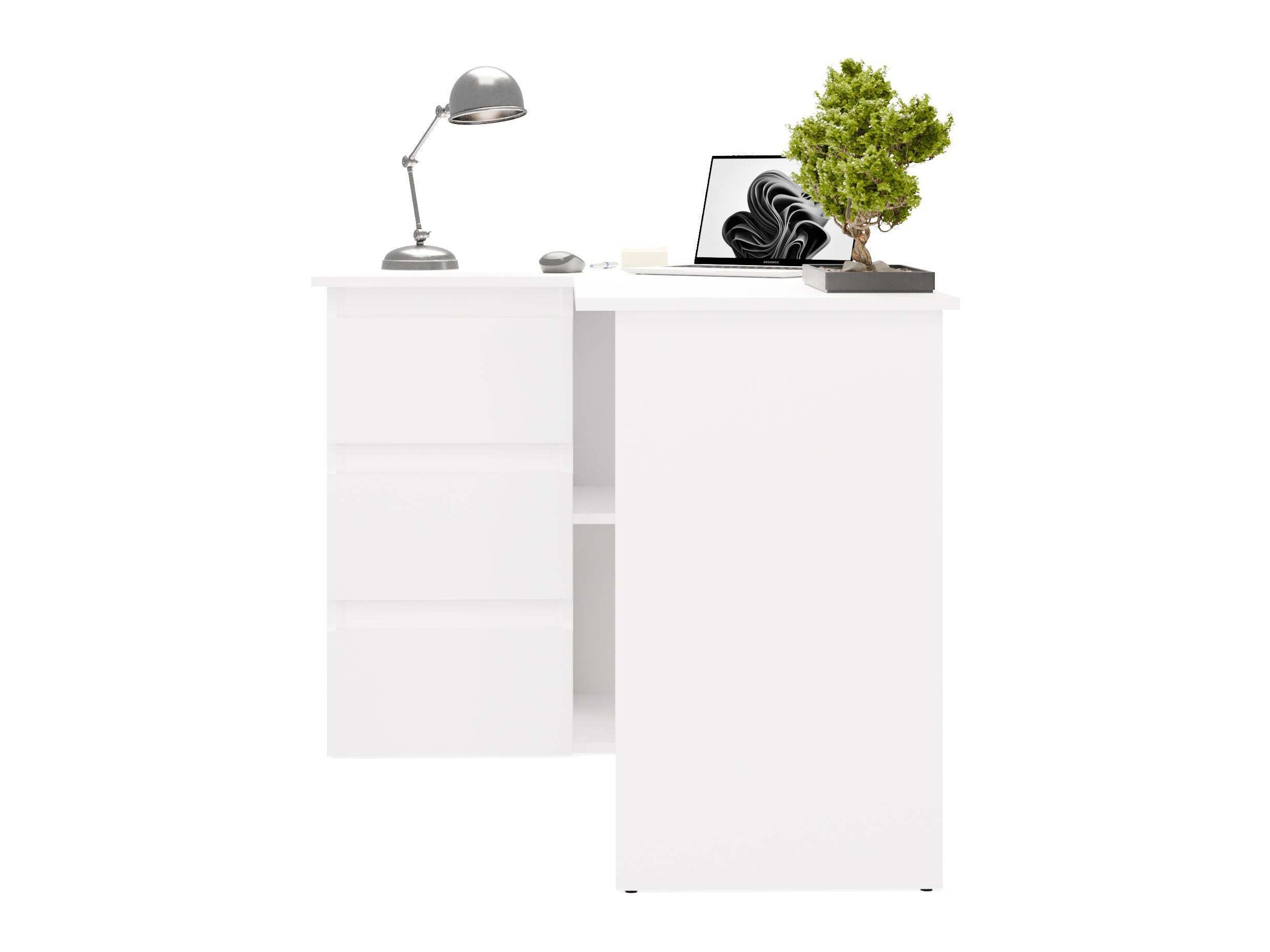 Scrivanie angolare Mandeville 365 (Bianco)