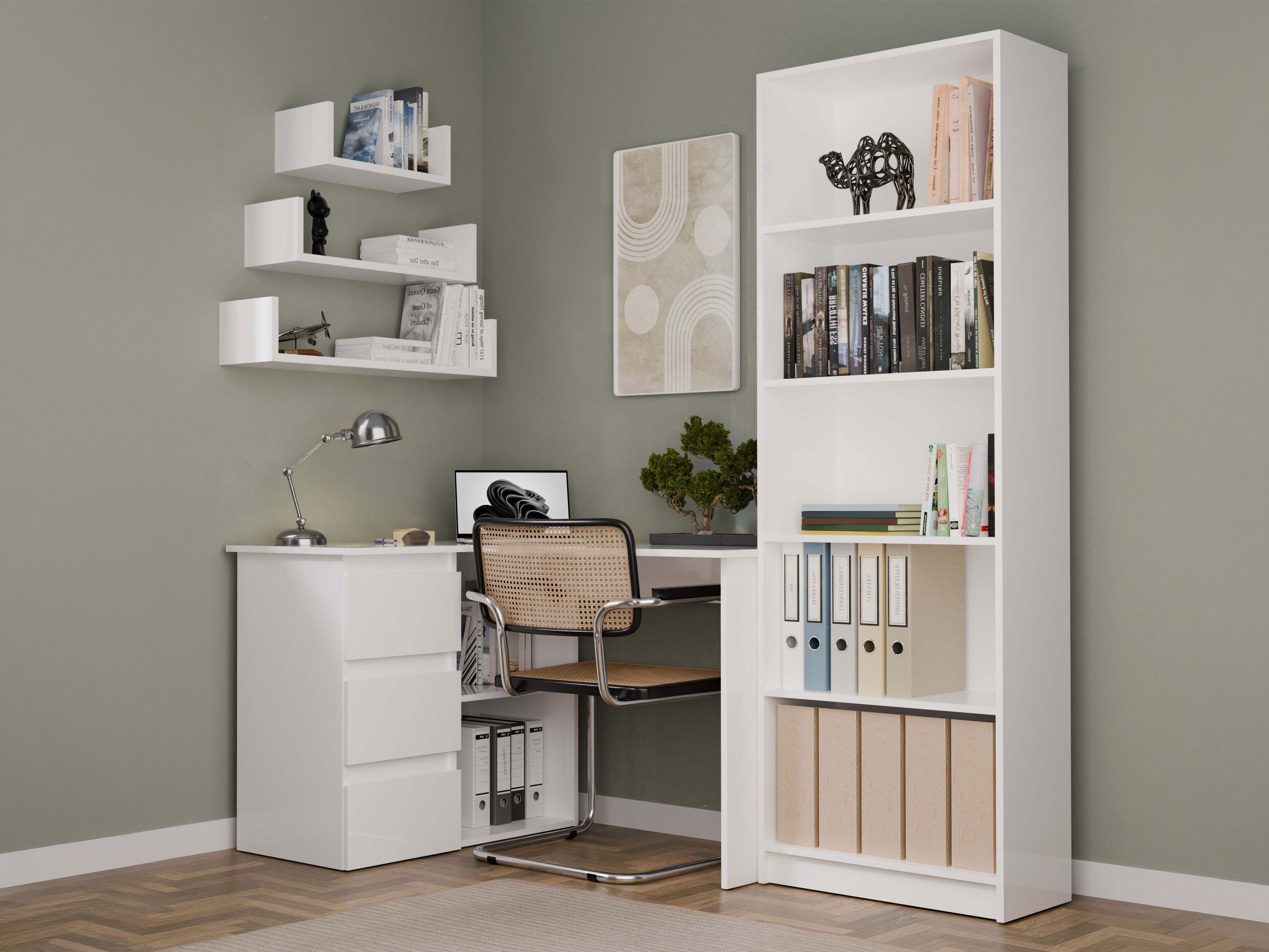 Scrivanie angolare Mandeville 365 (Bianco)