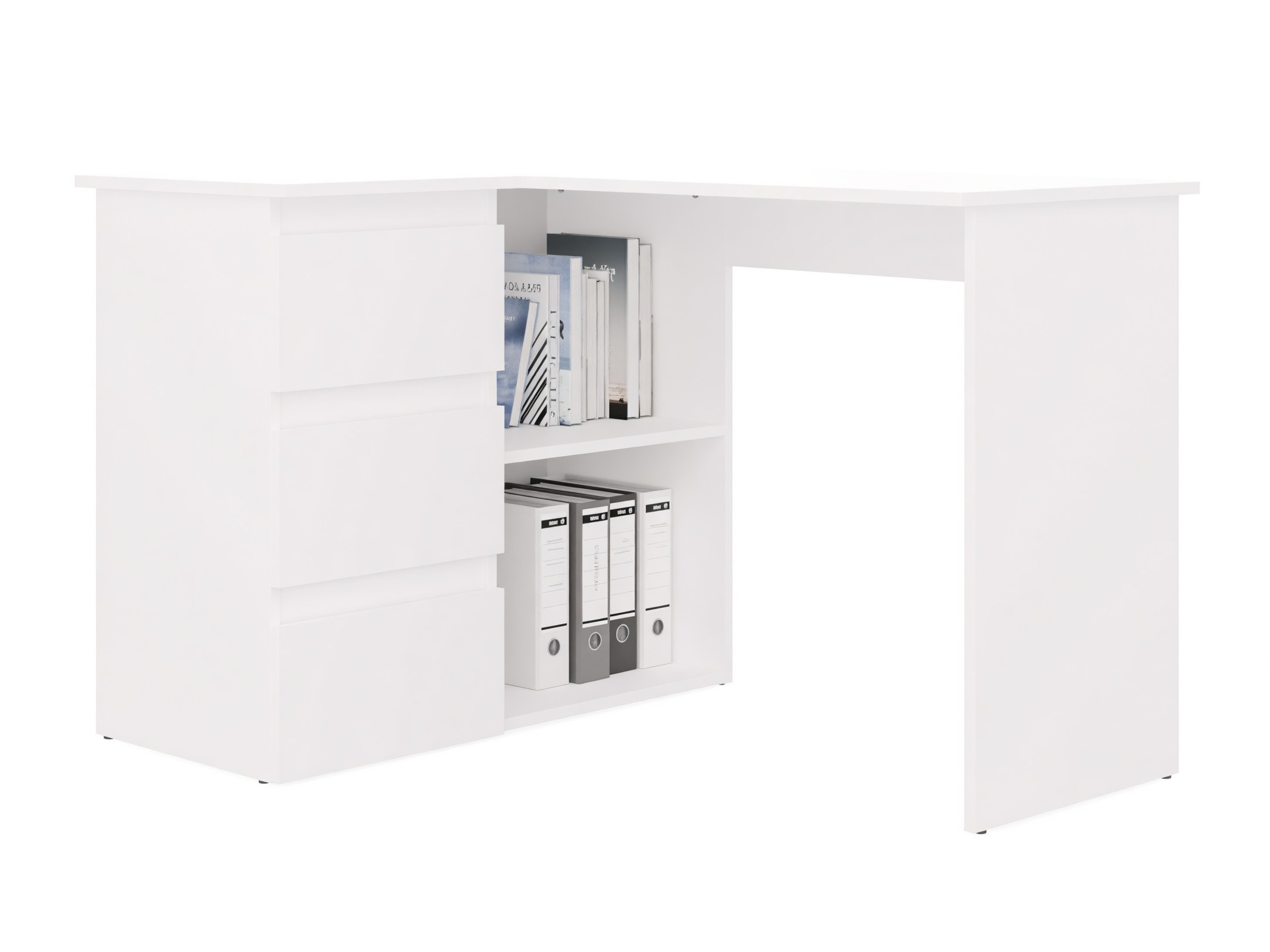 Scrivanie angolare Mandeville 365 (Bianco)