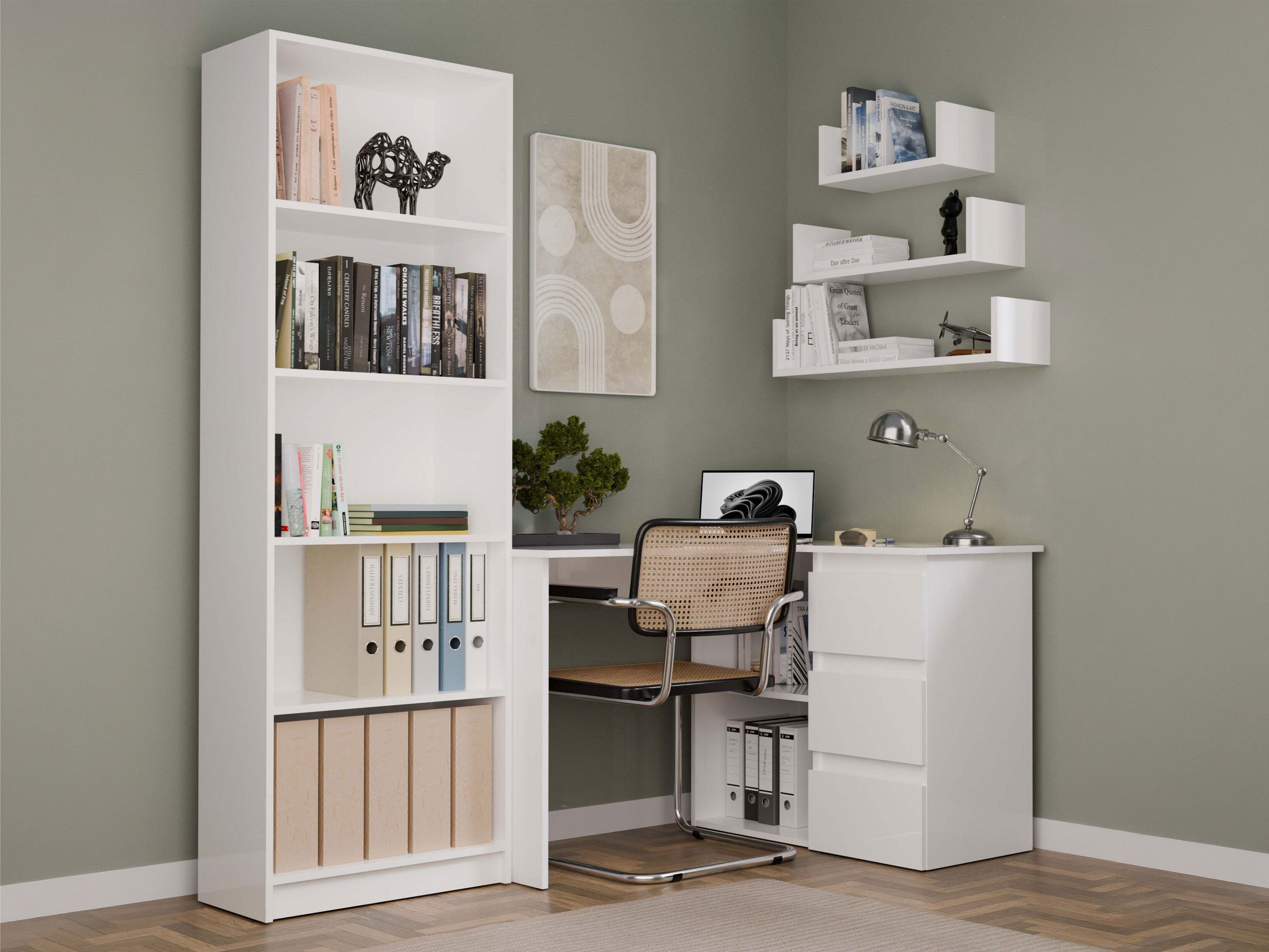 Scrivanie angolare Mandeville 365 (Bianco)