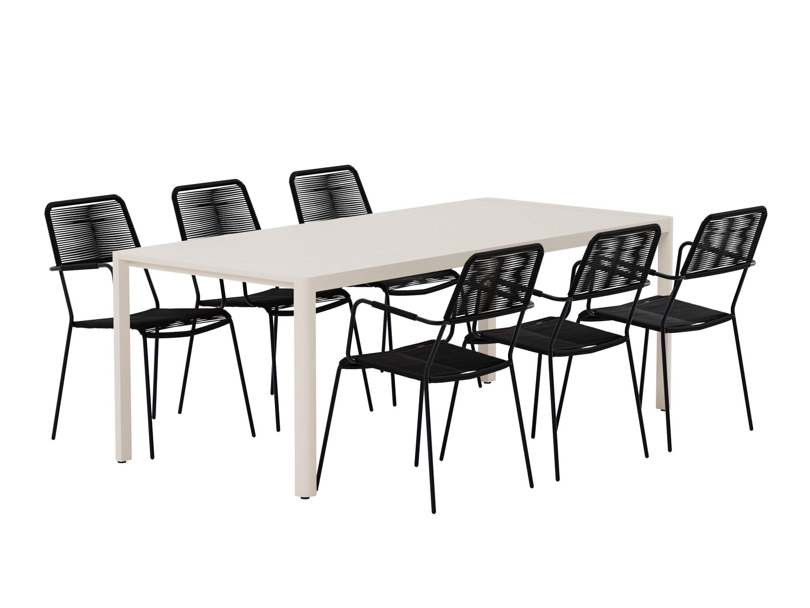 Tavolo e sedie set Dallas 5259