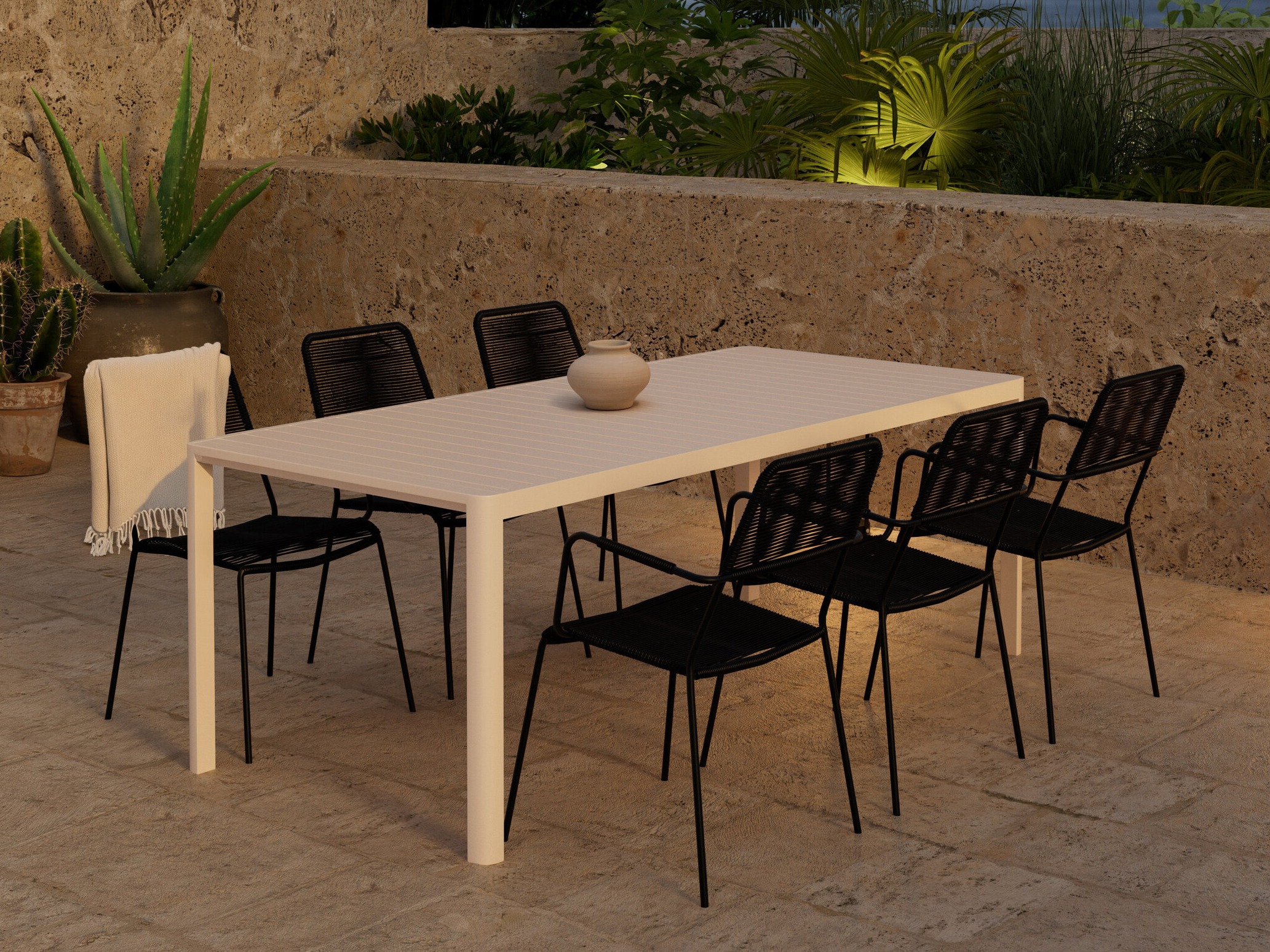 Tavolo e sedie set Dallas 5259