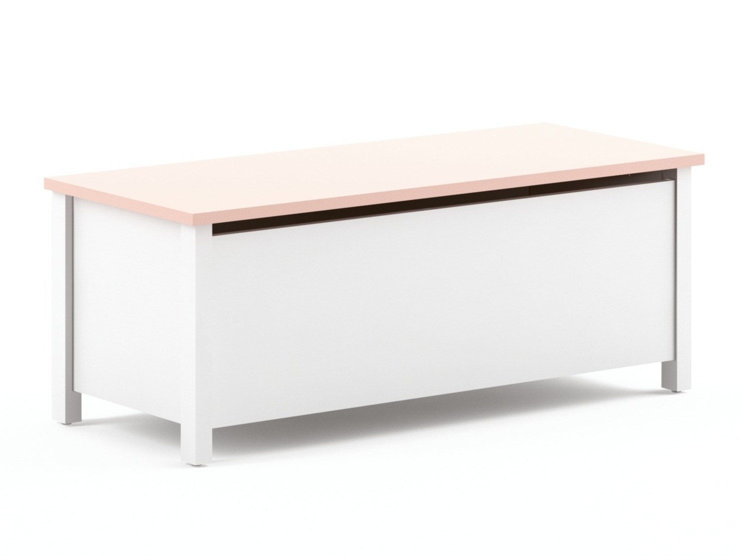 Cassapanca Velferi 120 (Bianco + Fucsia)