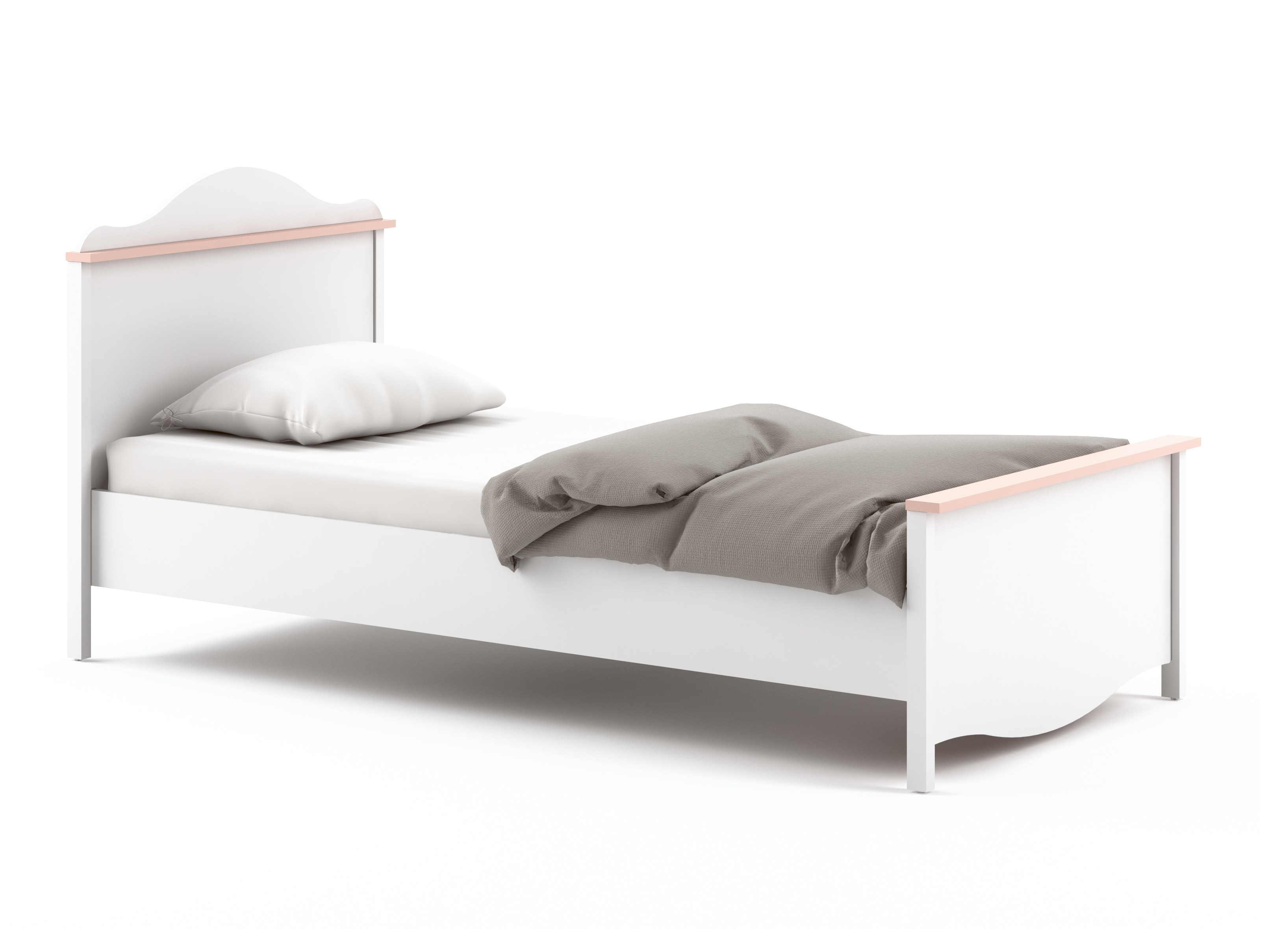 Letto Velferi 118 (Bianco + Fucsia)