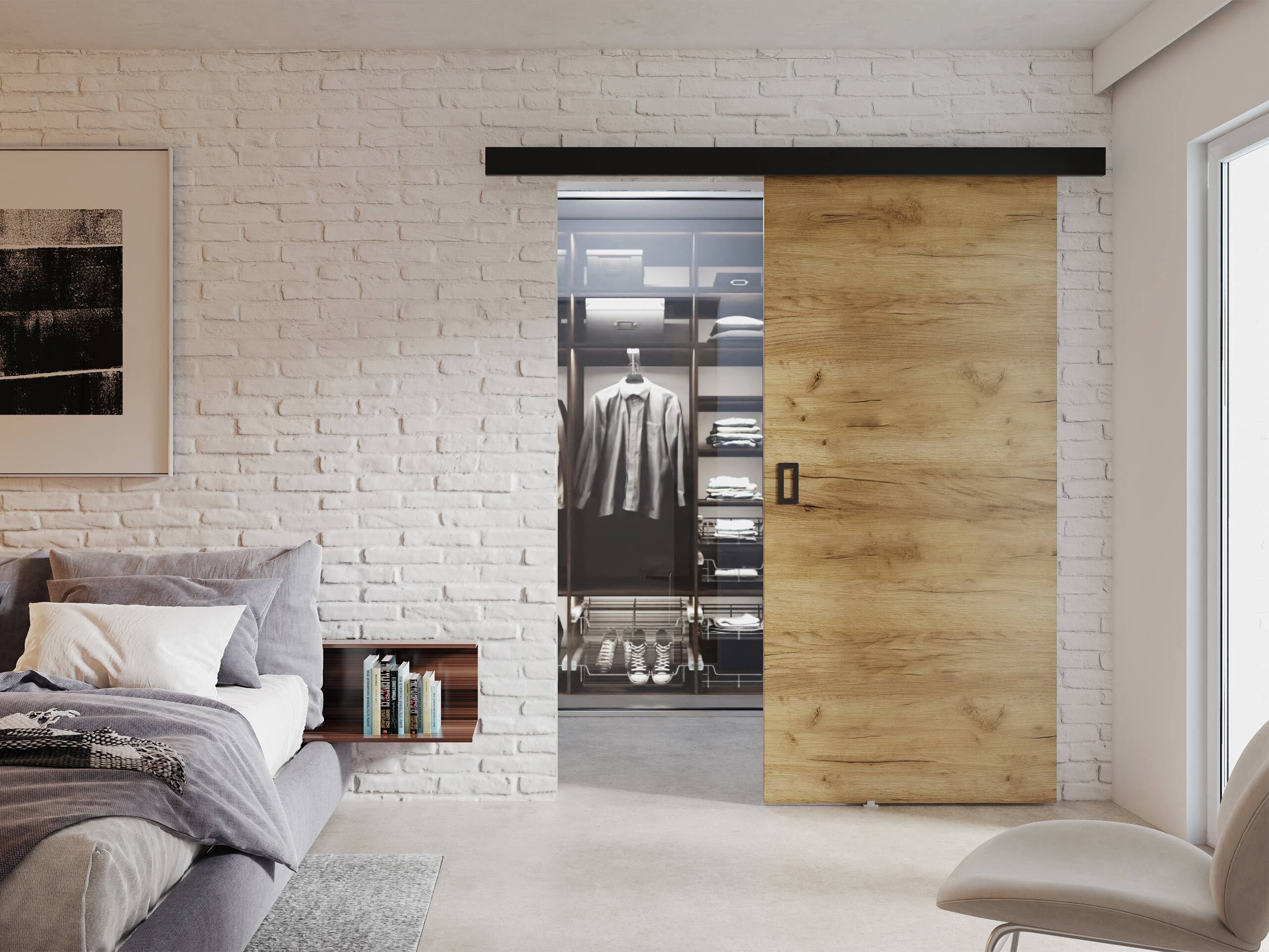 Porte scorrevoli Dover 168 (Craft quercia)