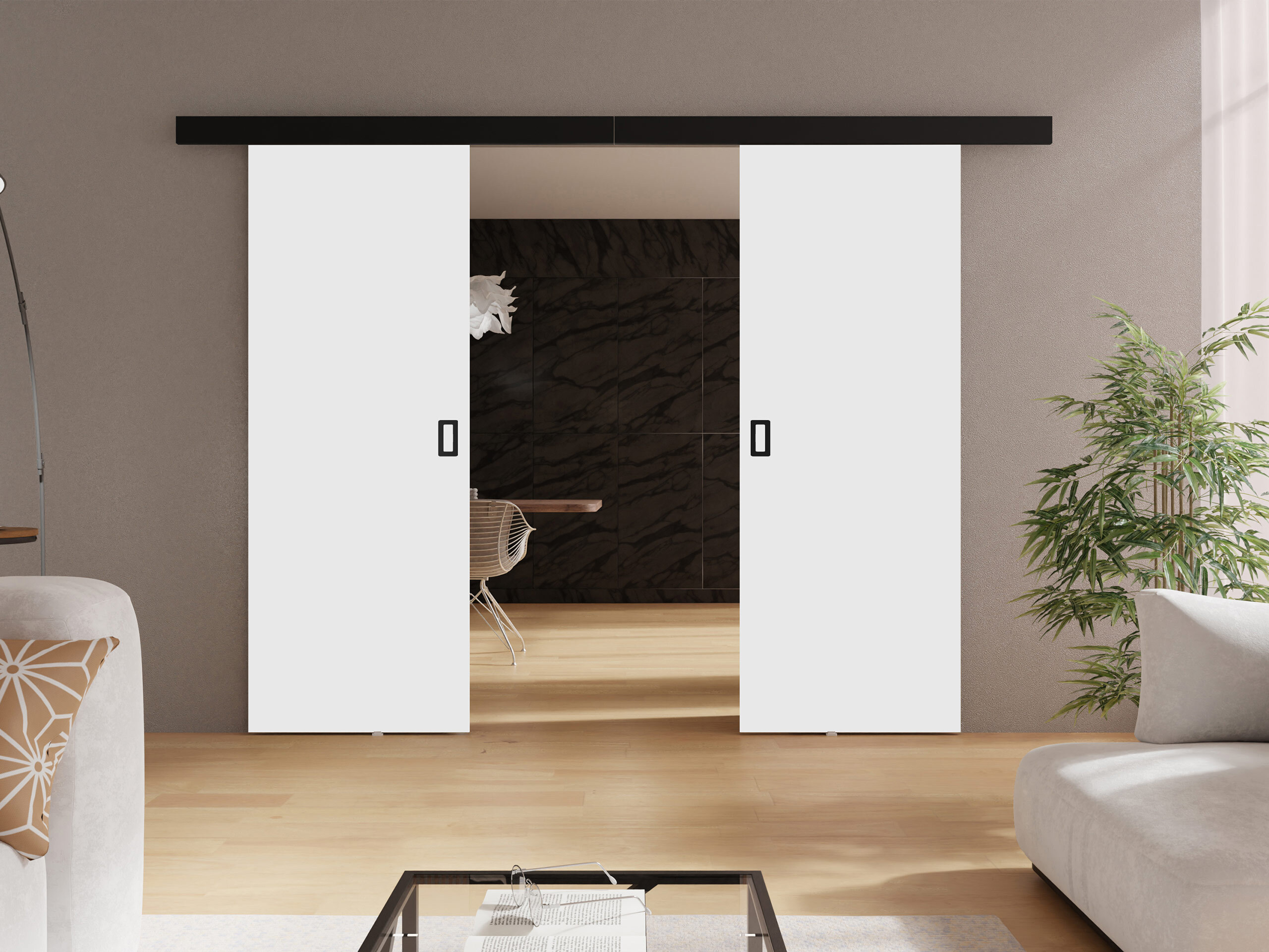 Porte scorrevoli Dover 198 (Bianco)
