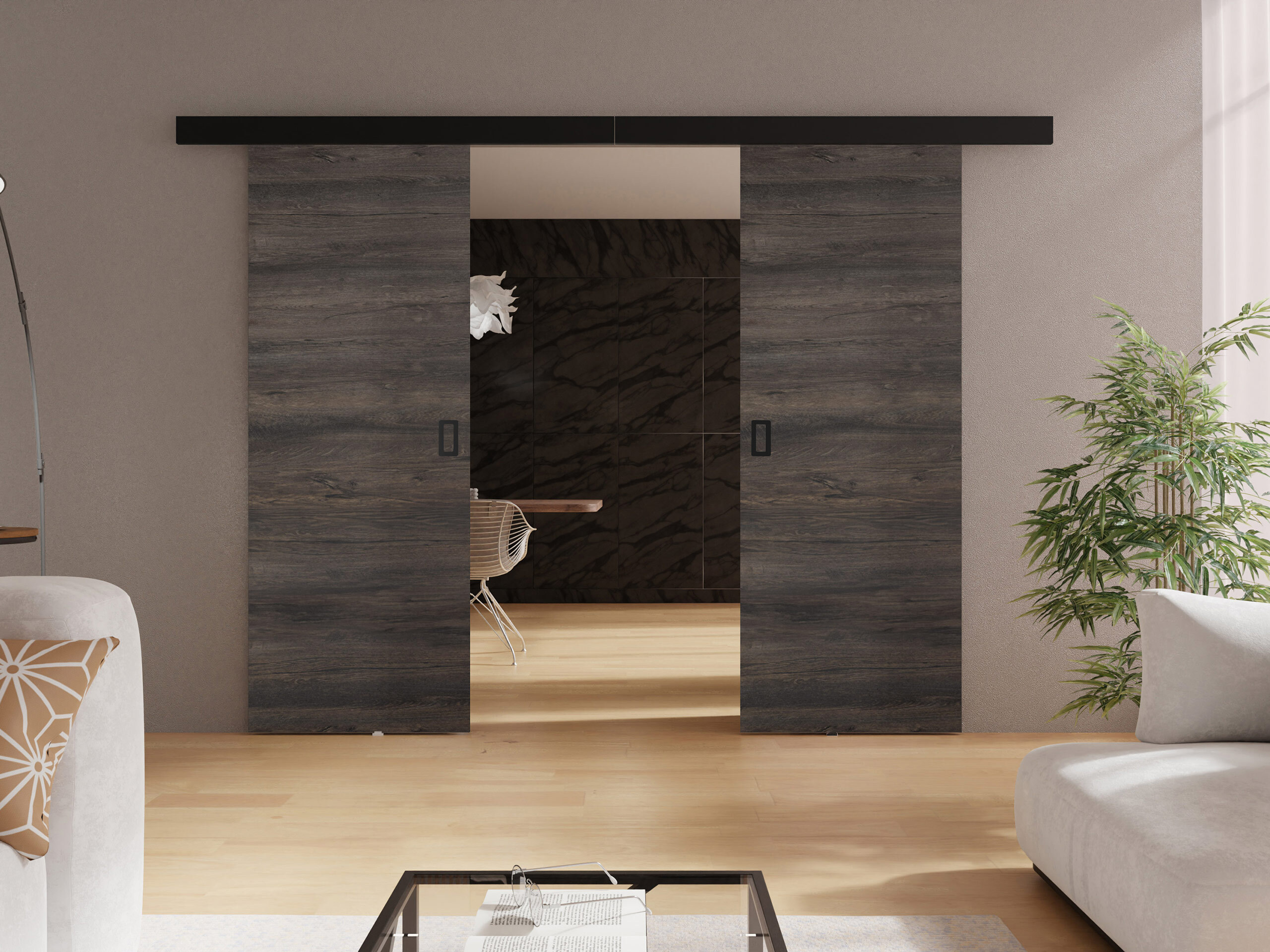 Porte scorrevoli Dover 198 (Cenere scuro)
