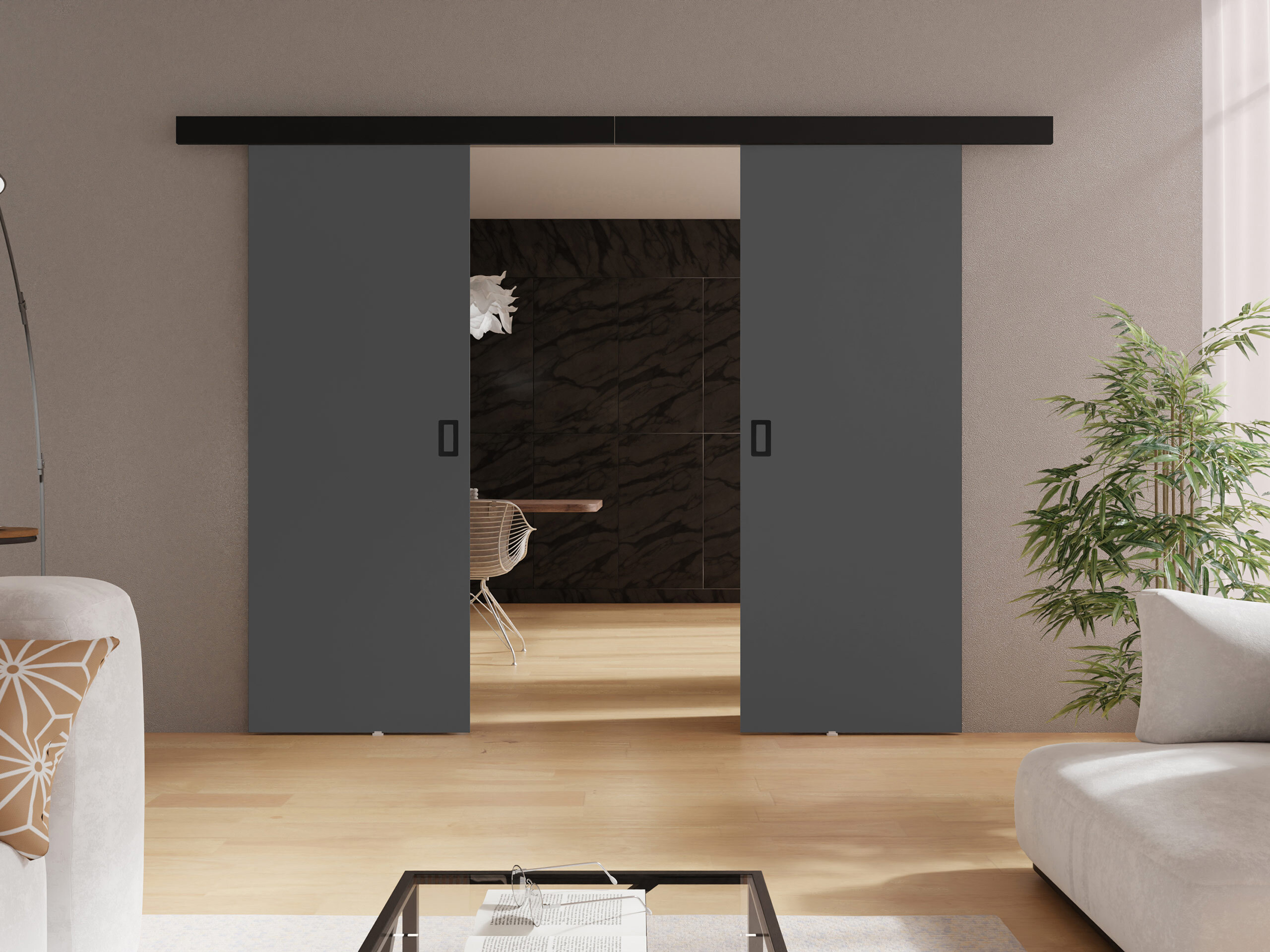 Porte scorrevoli Dover 200 (Grafite)