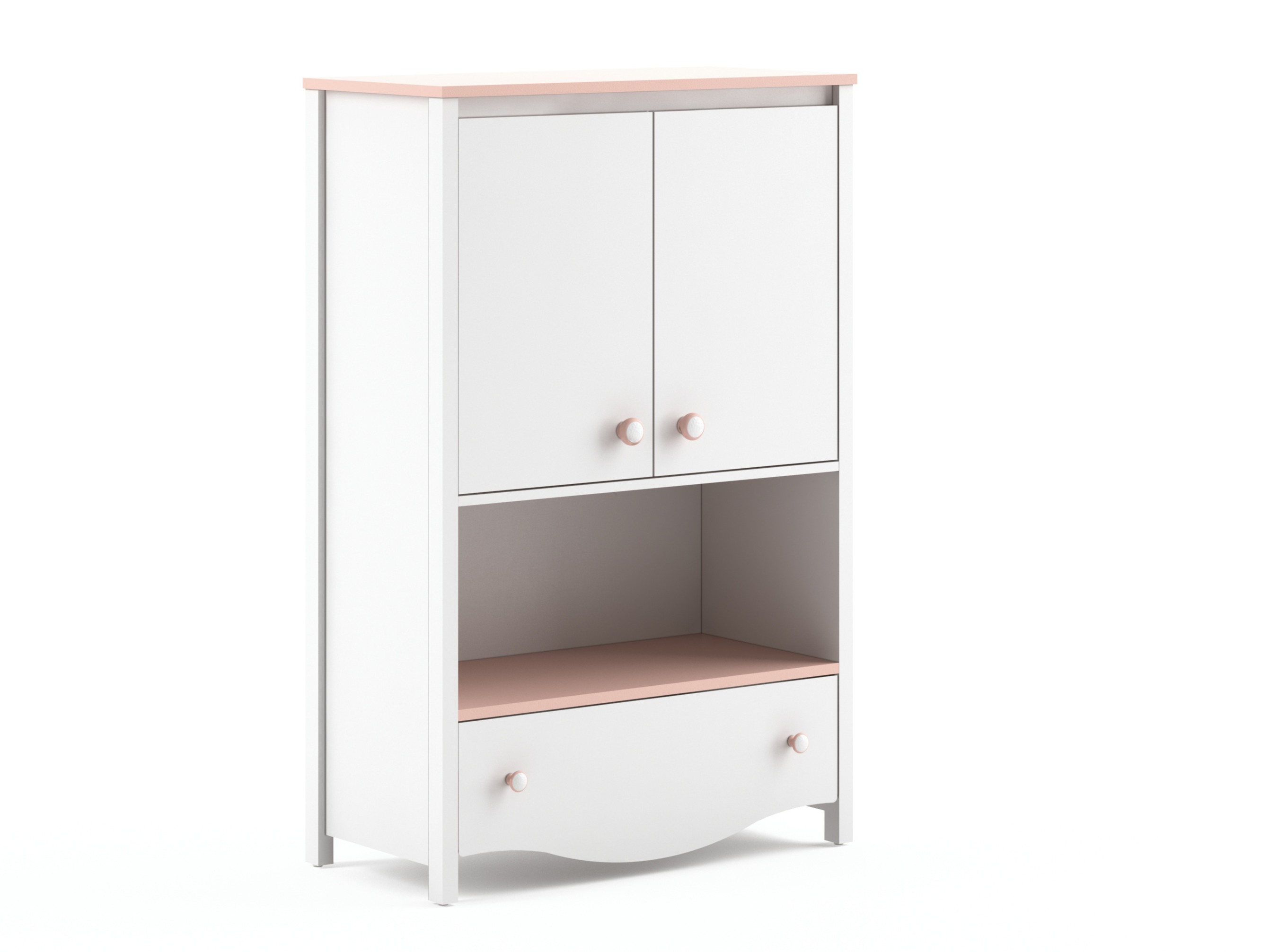 Scaffale Velferi 121 (Bianco + Fucsia)