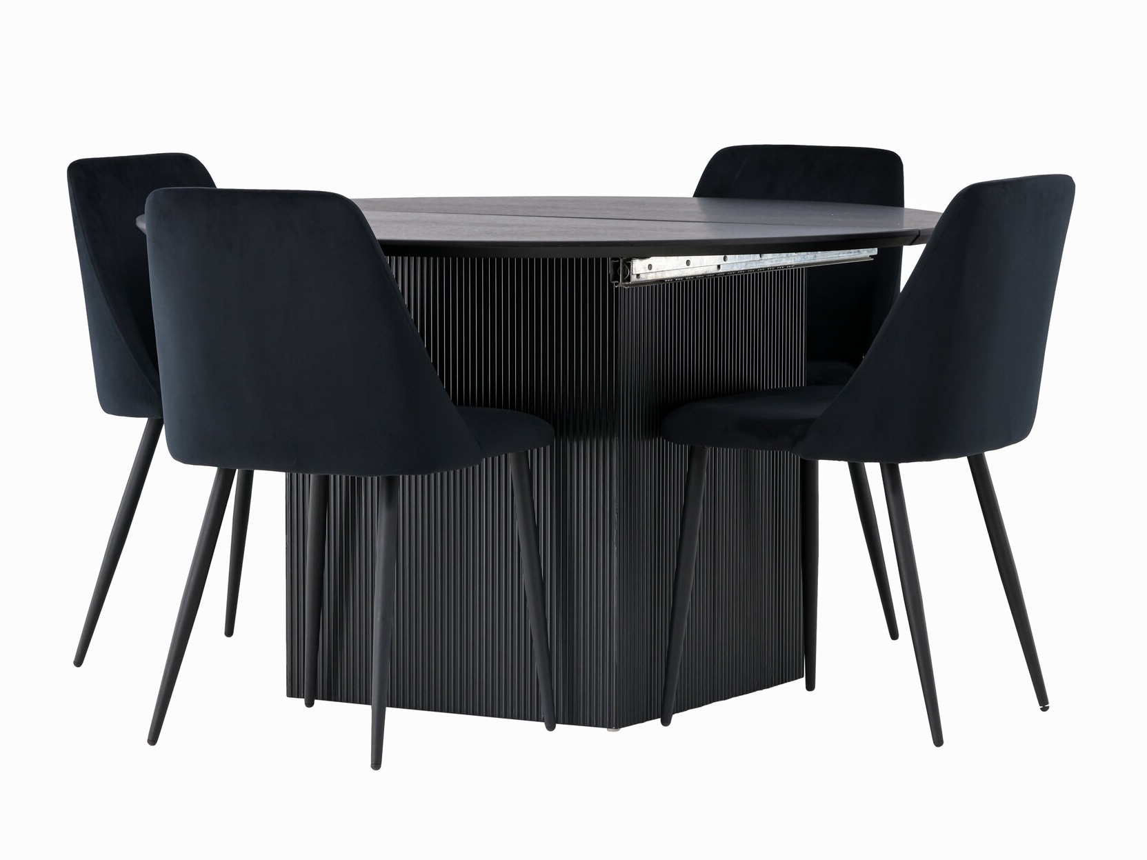 Set sala da pranzo Dallas 4276 (Nero)
