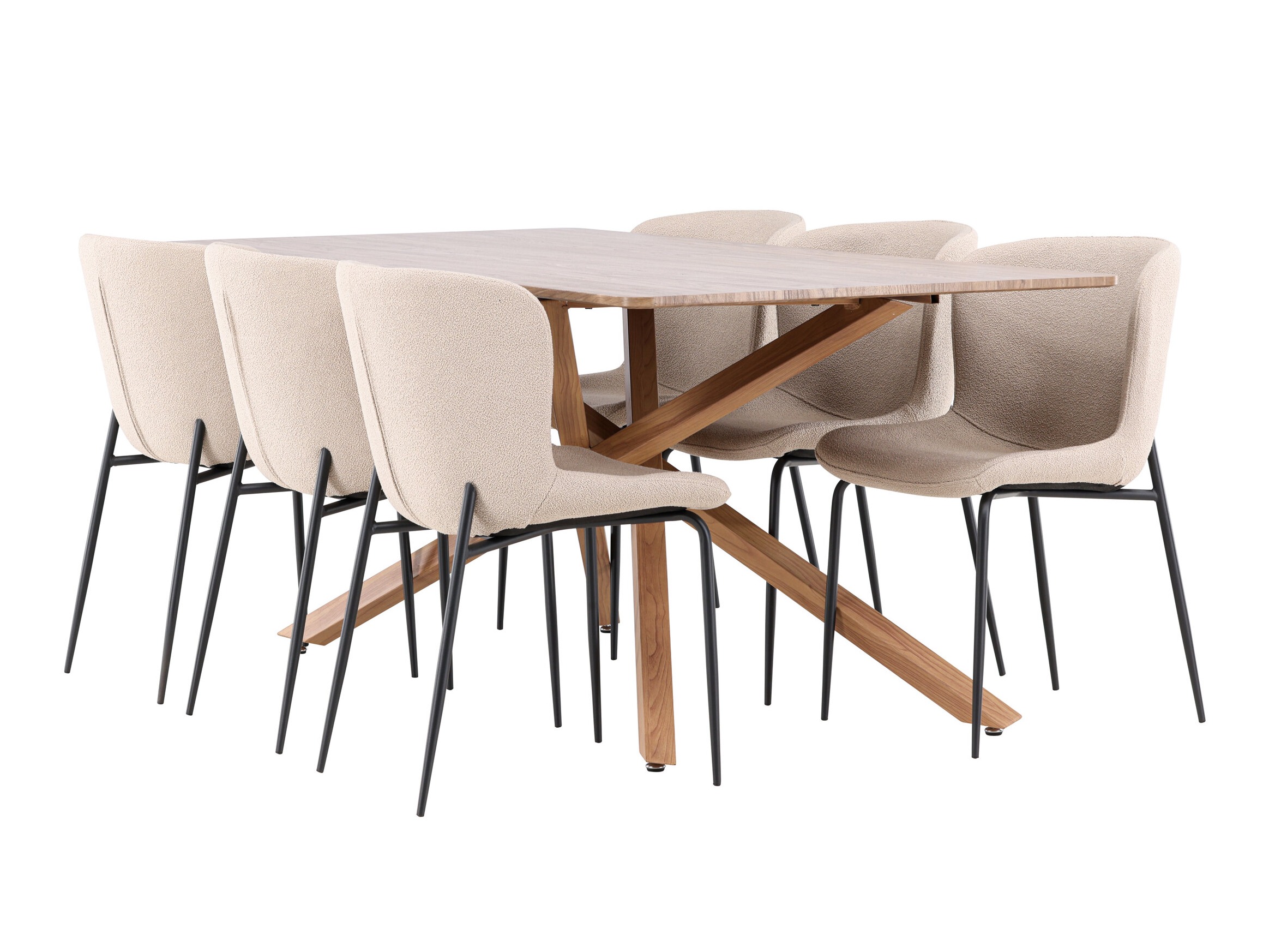 Set sala da pranzo Dallas 5102 (Beige)