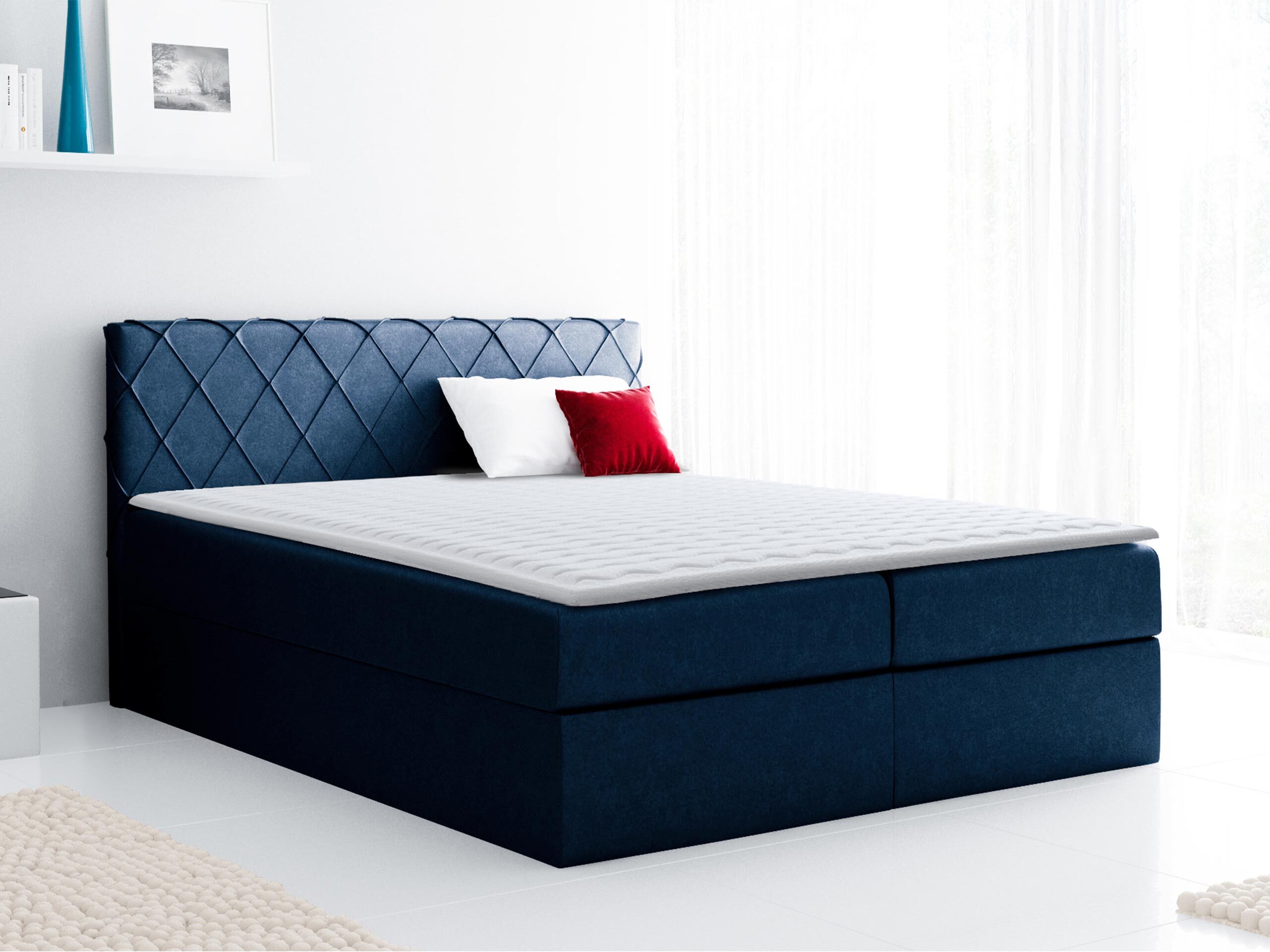 Letto continentale Genus (Velluto 11)
