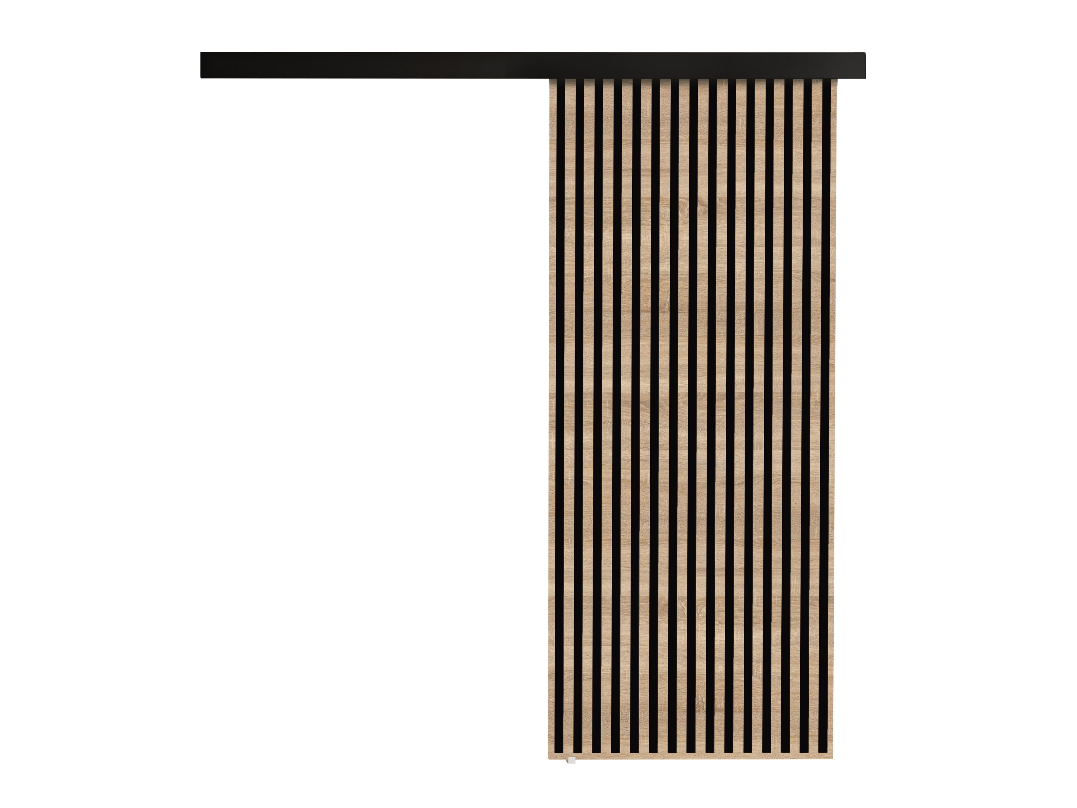 Porte scorrevoli Dover 202 (Sonoma quercia + Nero)