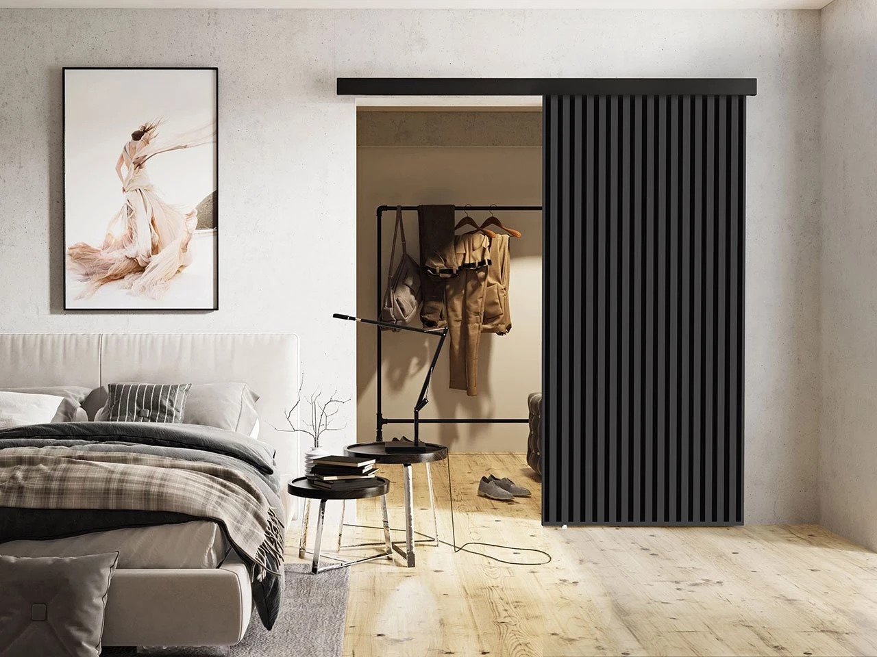 Porte scorrevoli Dover 203 (Antracite + Nero)