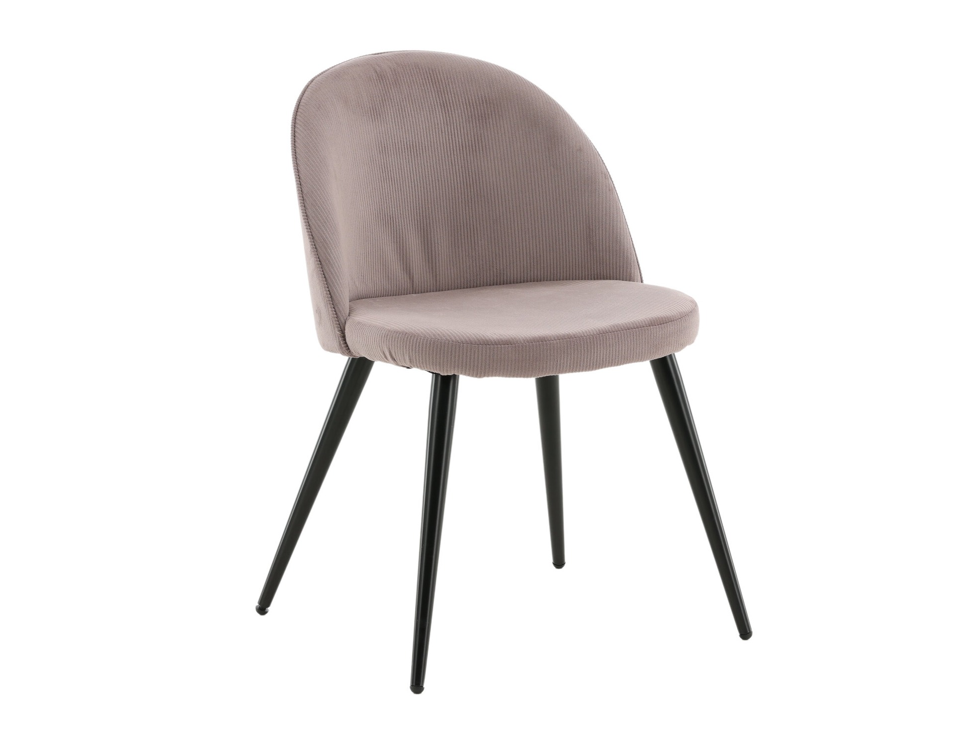 Sedia Dallas 136 (Rosa Dusty + Nero)