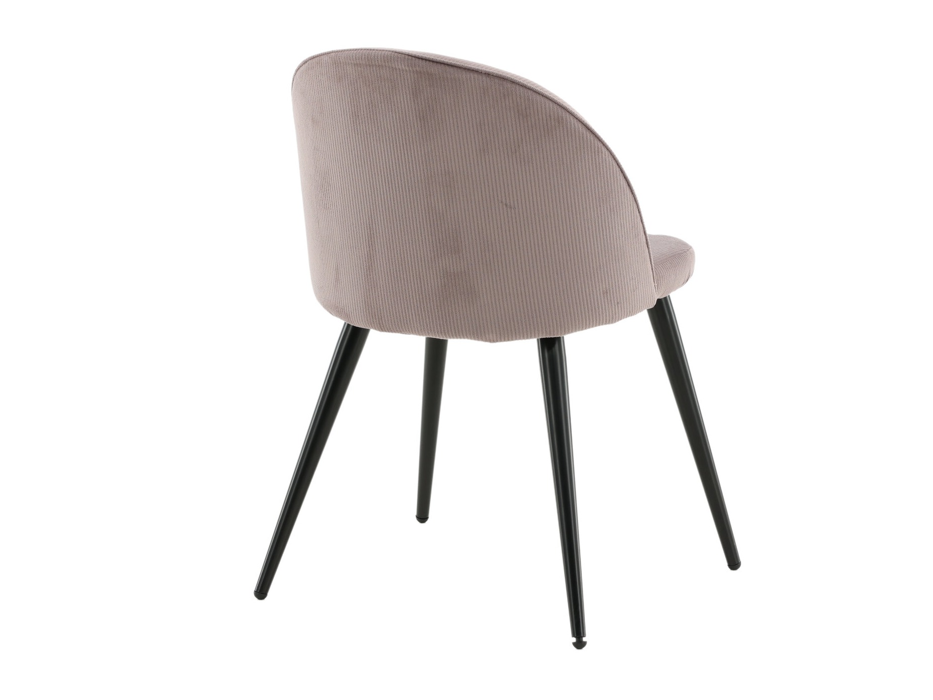 Sedia Dallas 136 (Rosa Dusty + Nero)