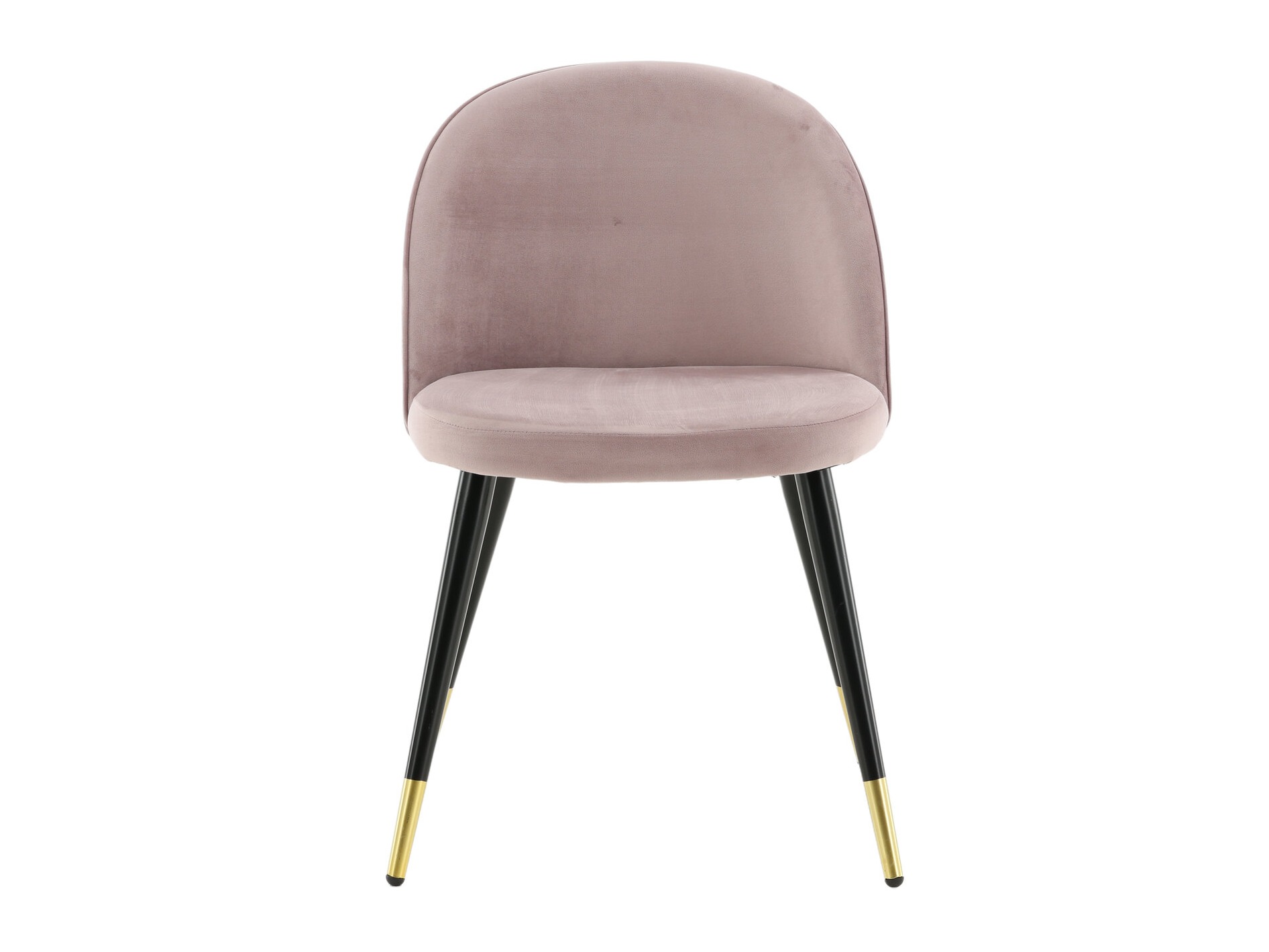 Sedia Dallas 137 (Rosa Dusty + Nero)