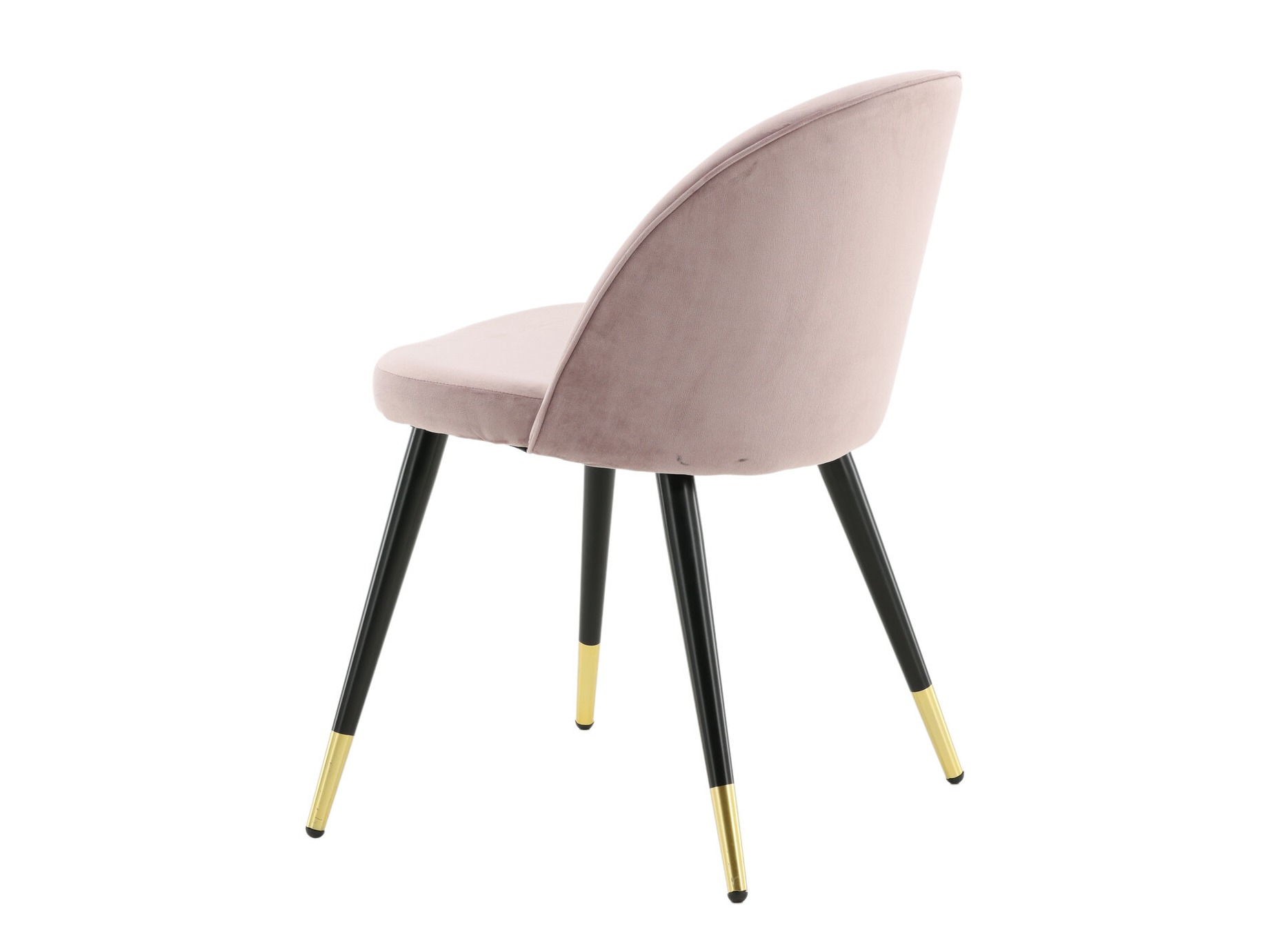 Sedia Dallas 137 (Rosa Dusty + Nero)