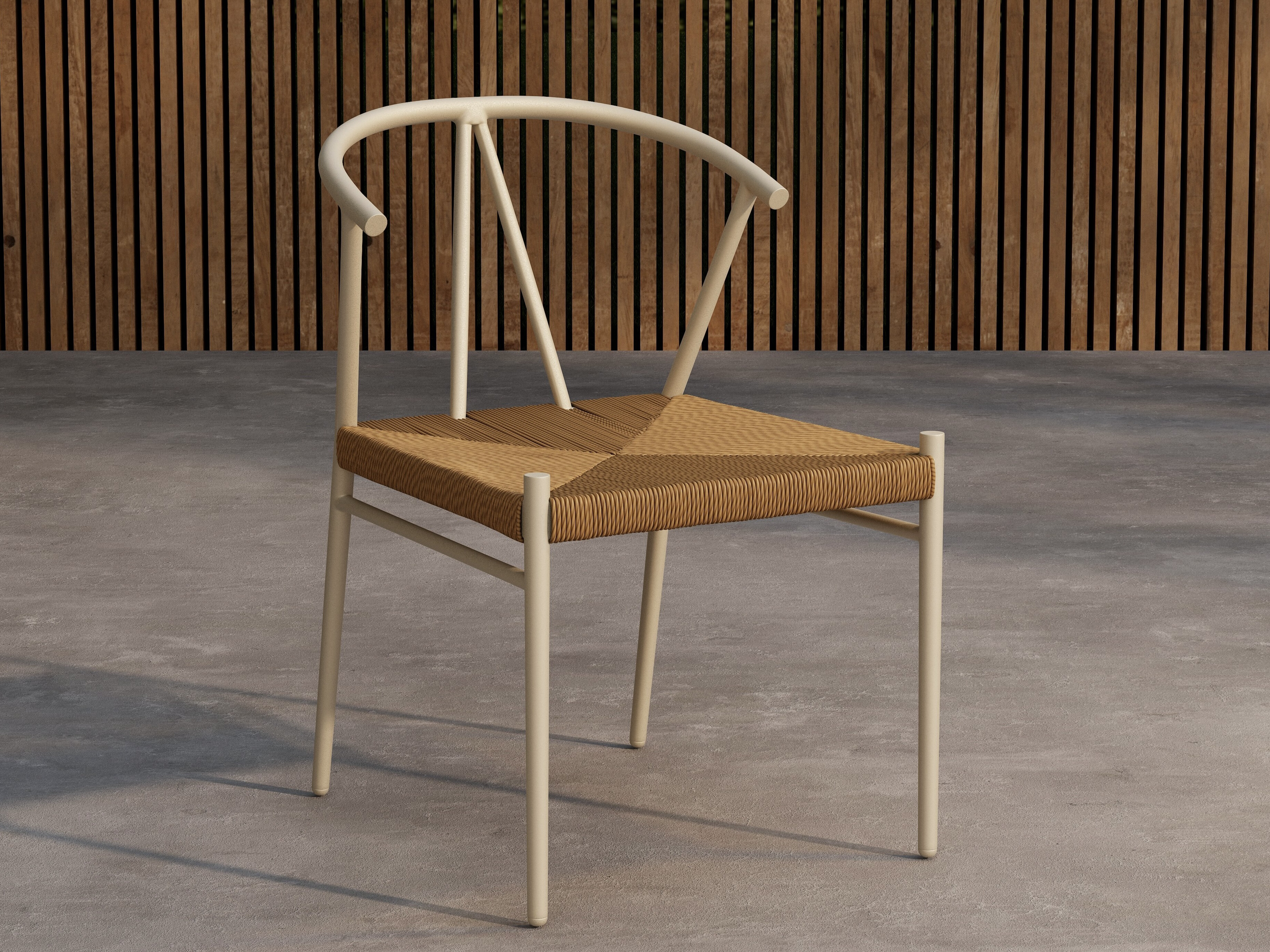 Sedia per esterni Dallas 5249 (Beige + Nocciola)