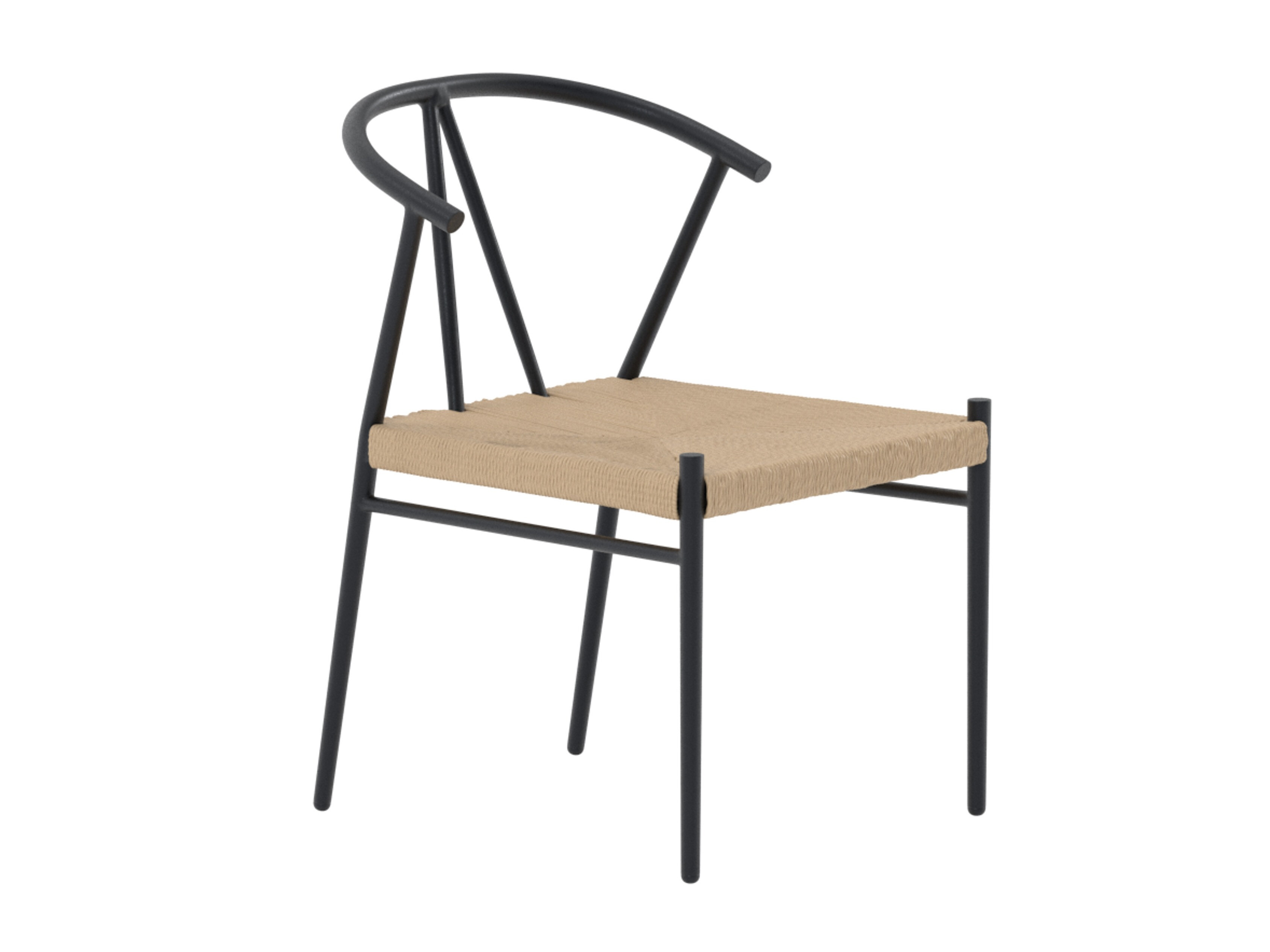 Sedia per esterni Dallas 5249 (Nero + Beige)