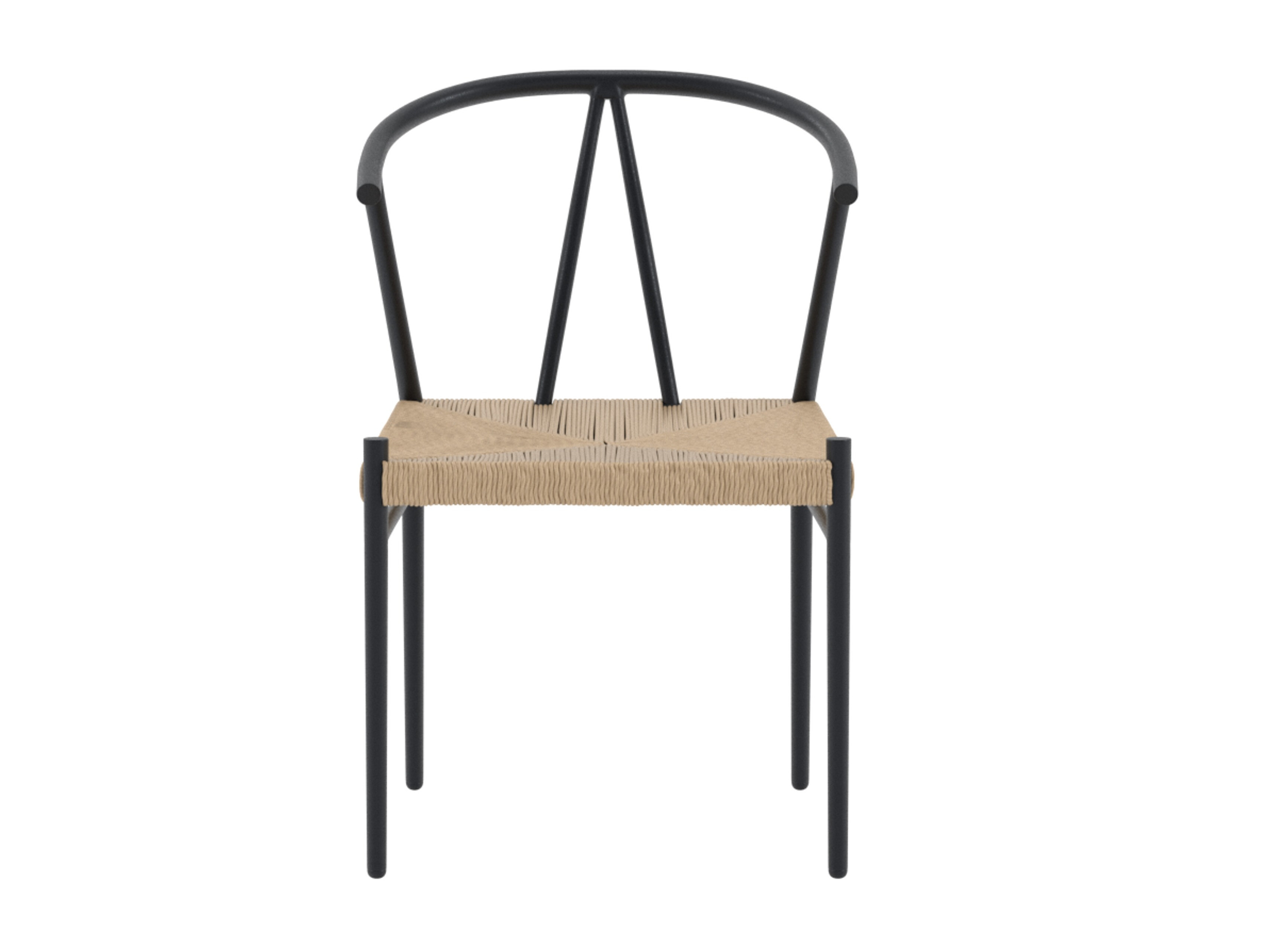 Sedia per esterni Dallas 5249 (Nero + Beige)