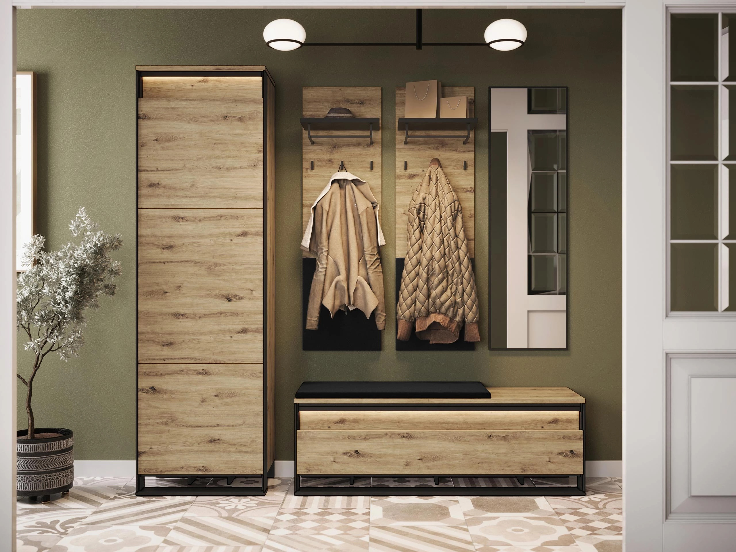 Set arredo da corridoio Luliru 152