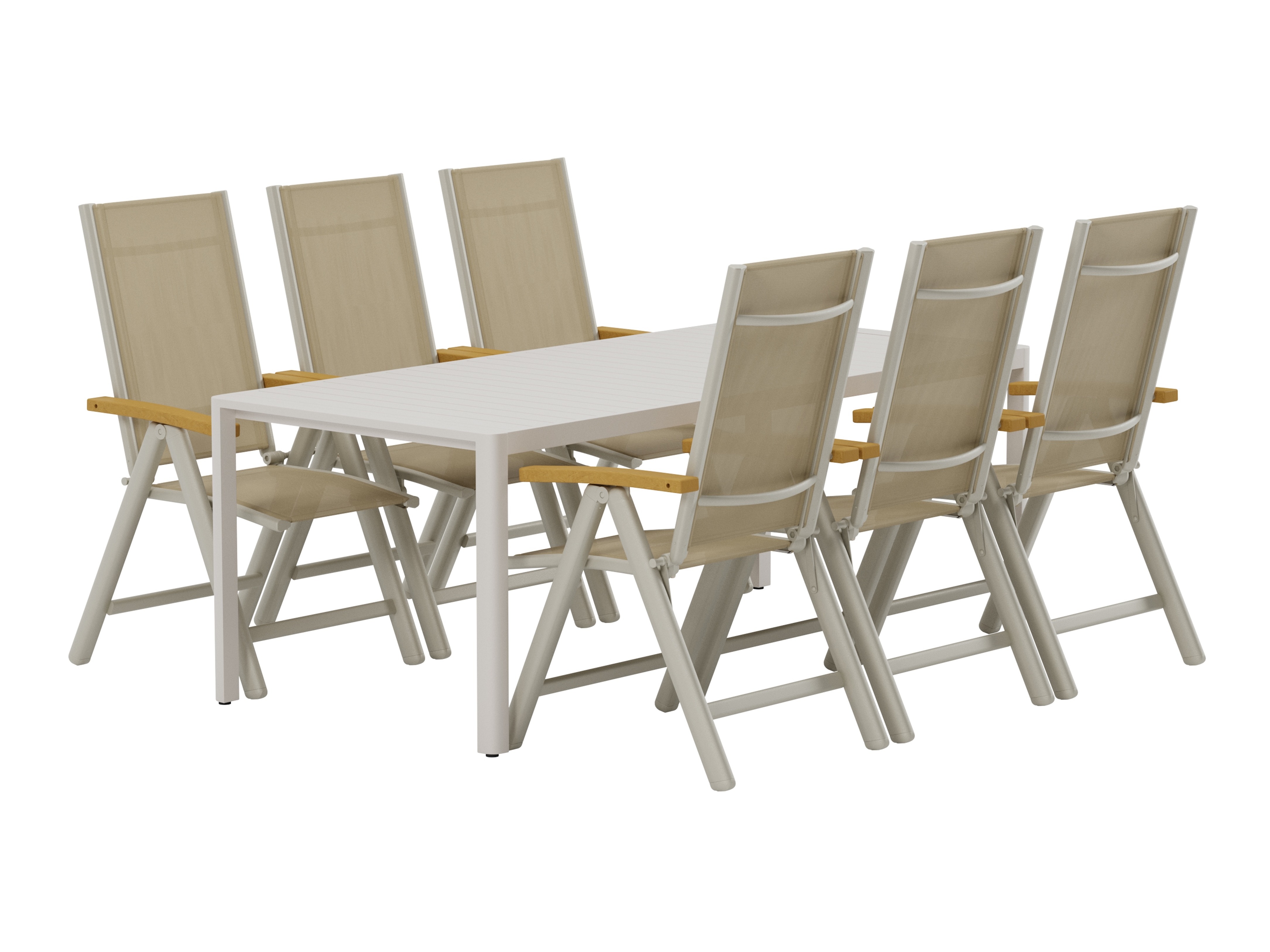 Tavolo e sedie set Dallas 5258