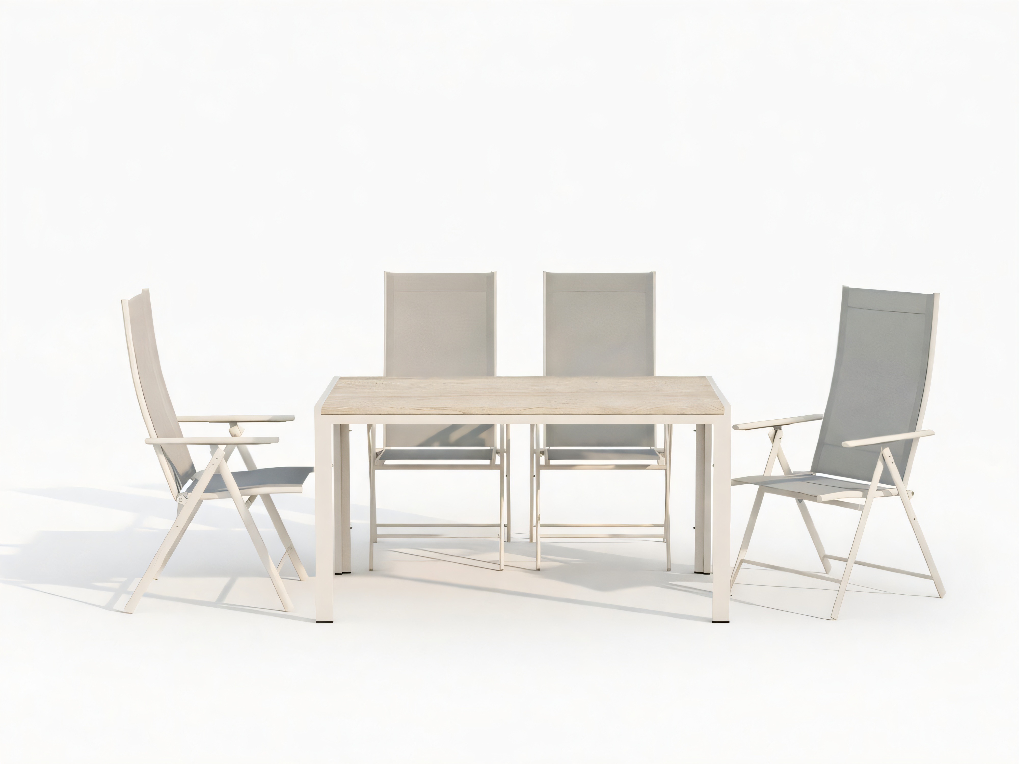 Tavolo e sedie set Dallas 5261 (Beige)