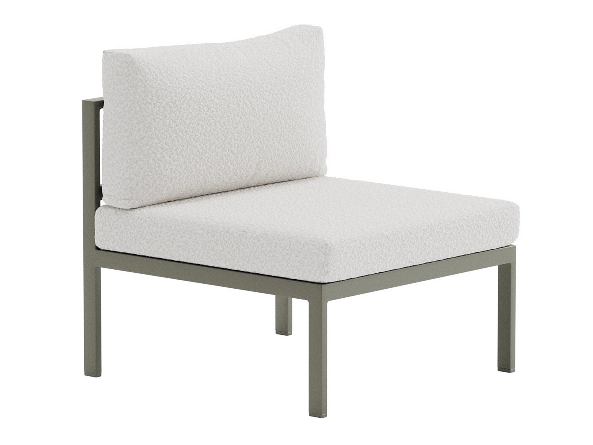 Poltrona da esterno Camorlo 100 (Bianco + Chaki)