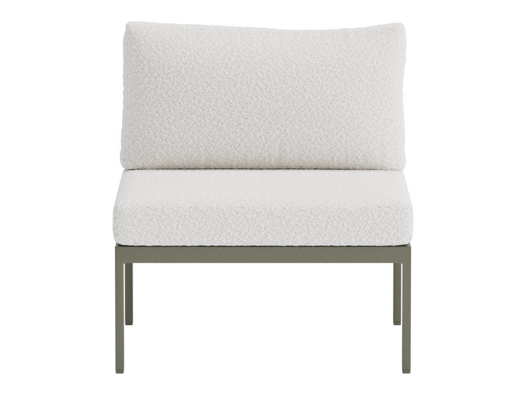 Poltrona da esterno Camorlo 100 (Bianco + Chaki)