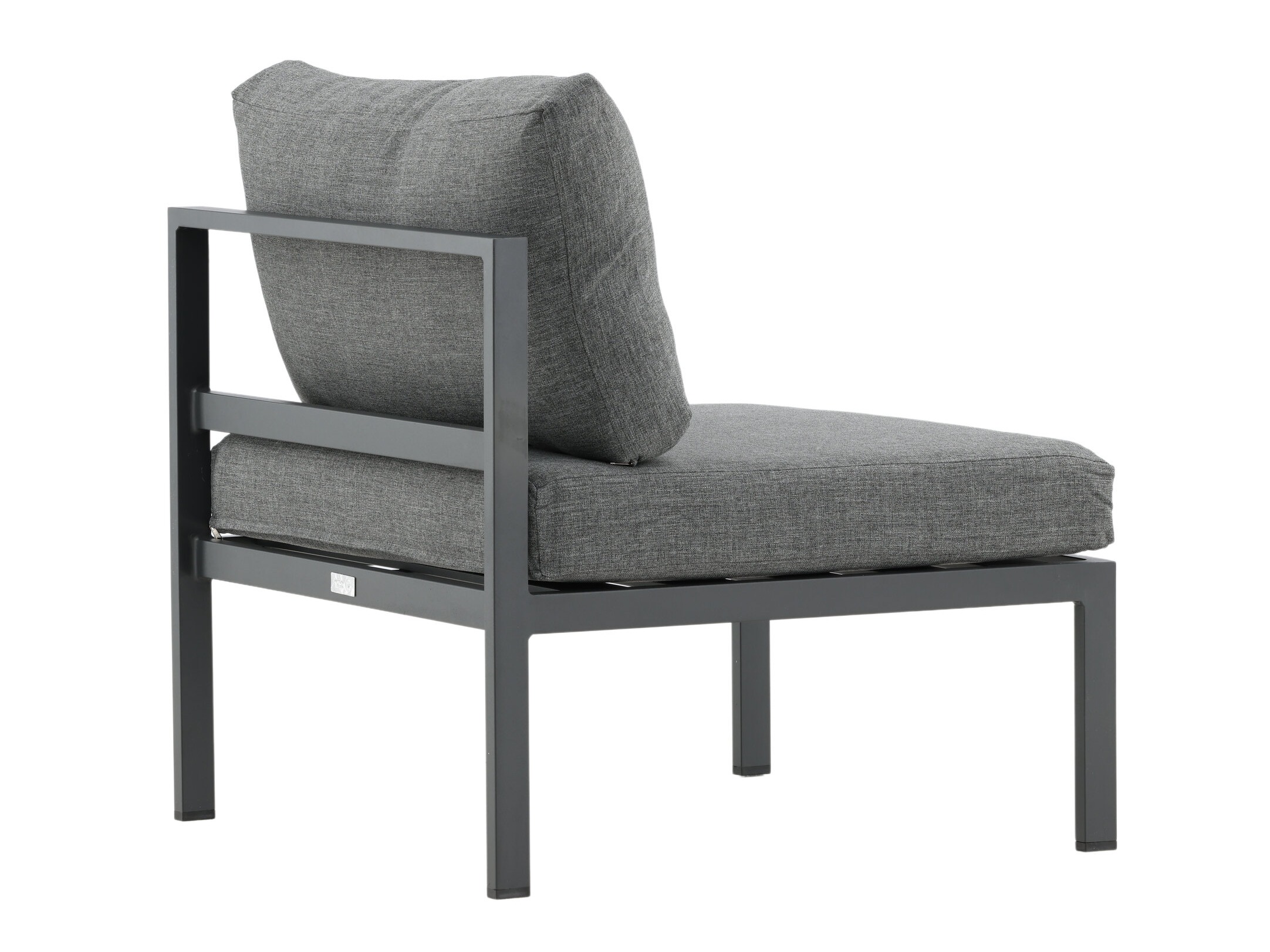 Poltrona da esterno Camorlo 100 (Grigio + Nero)