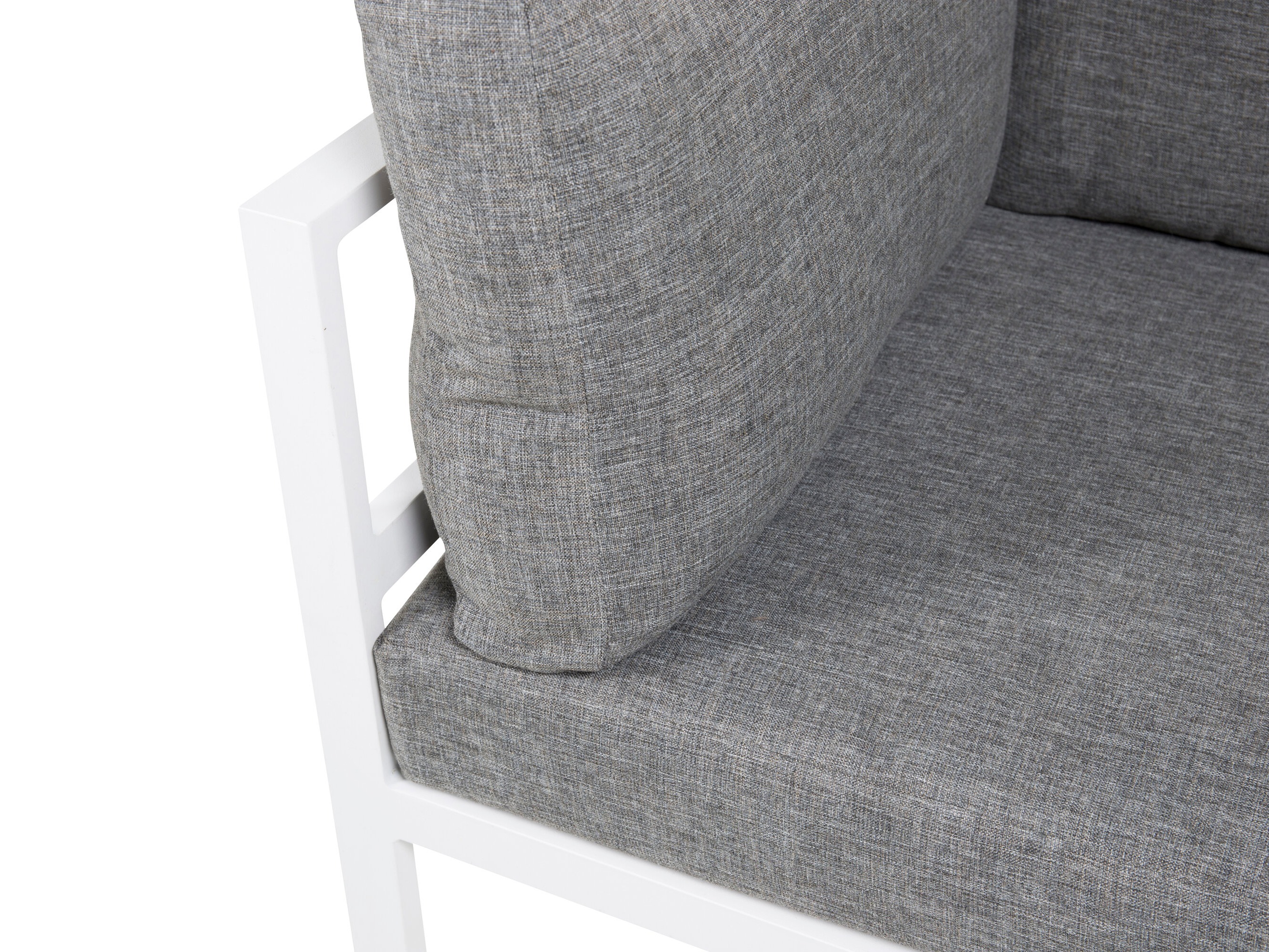 Poltrona da esterno Camorlo 101 (Grigio + Bianco)