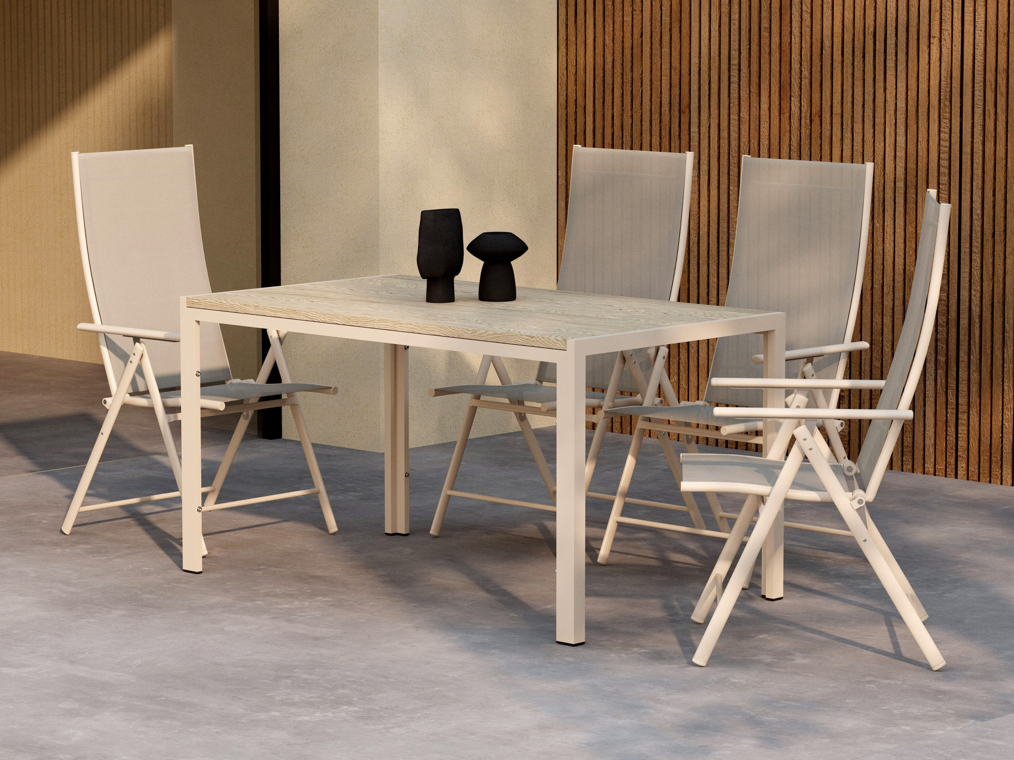 Tavolo e sedie set Dallas 5261 (Beige)