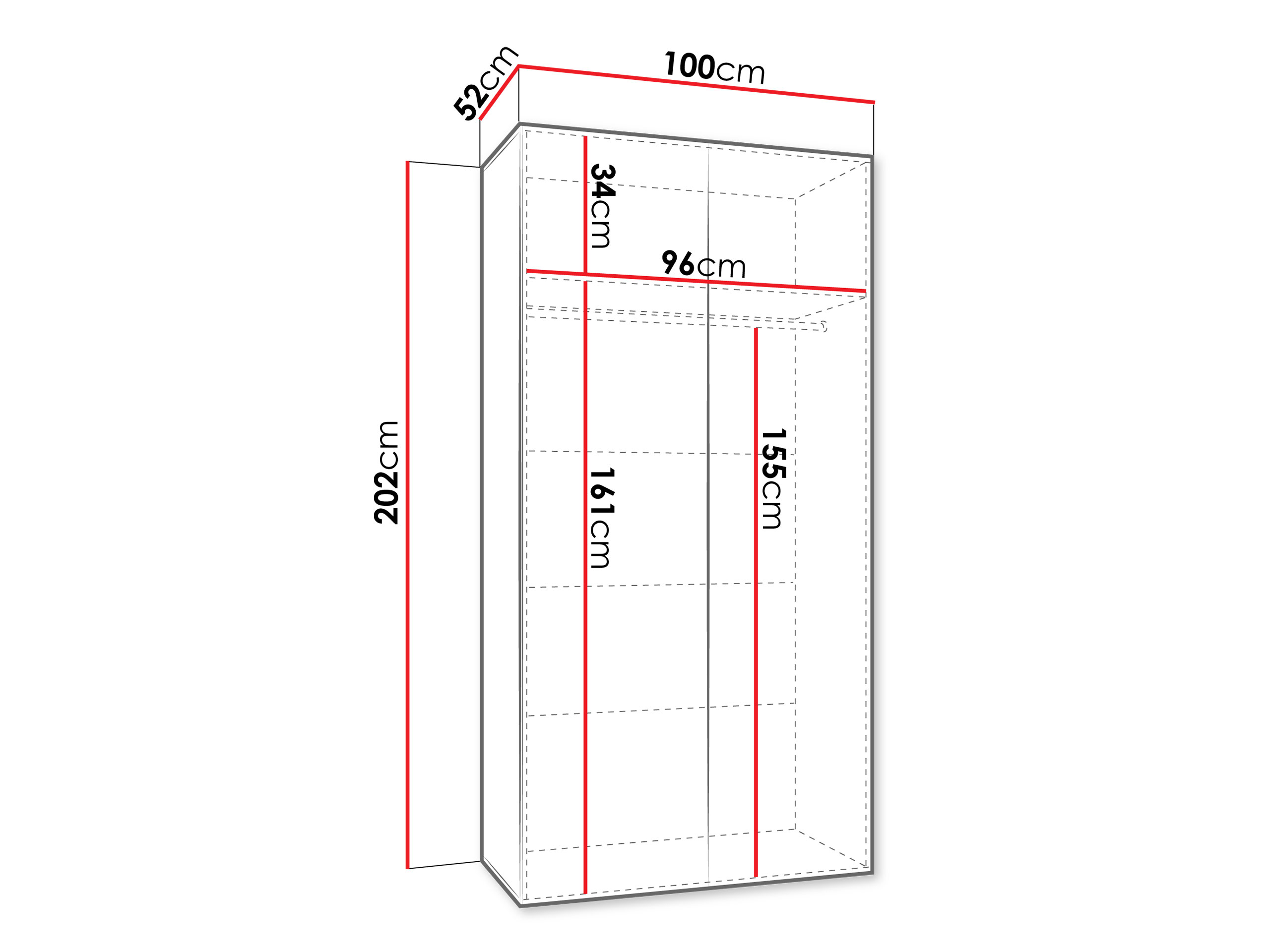 Armadio Hartford 594 (Bianco)