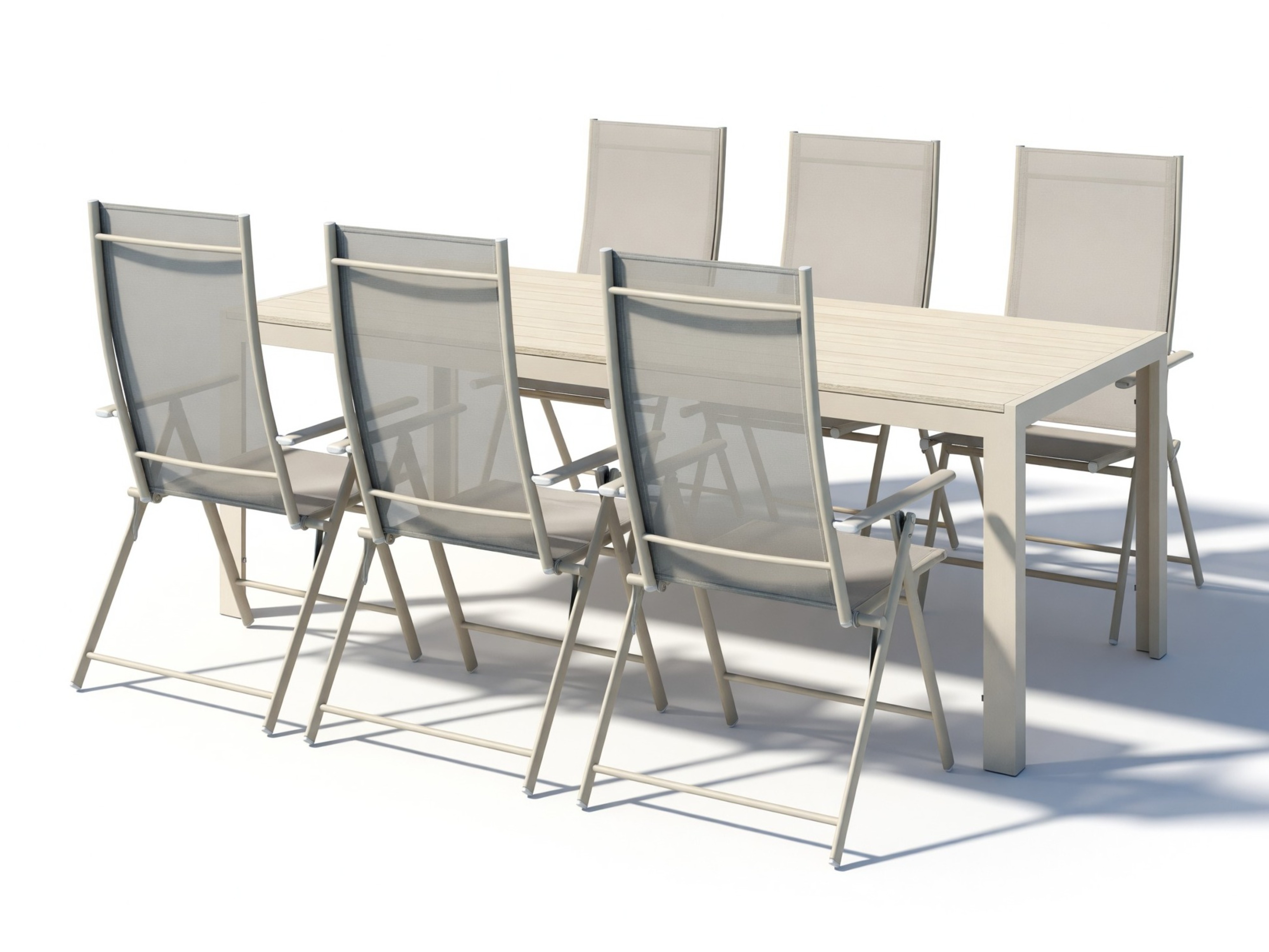Tavolo e sedie set Dallas 5263 (Beige)