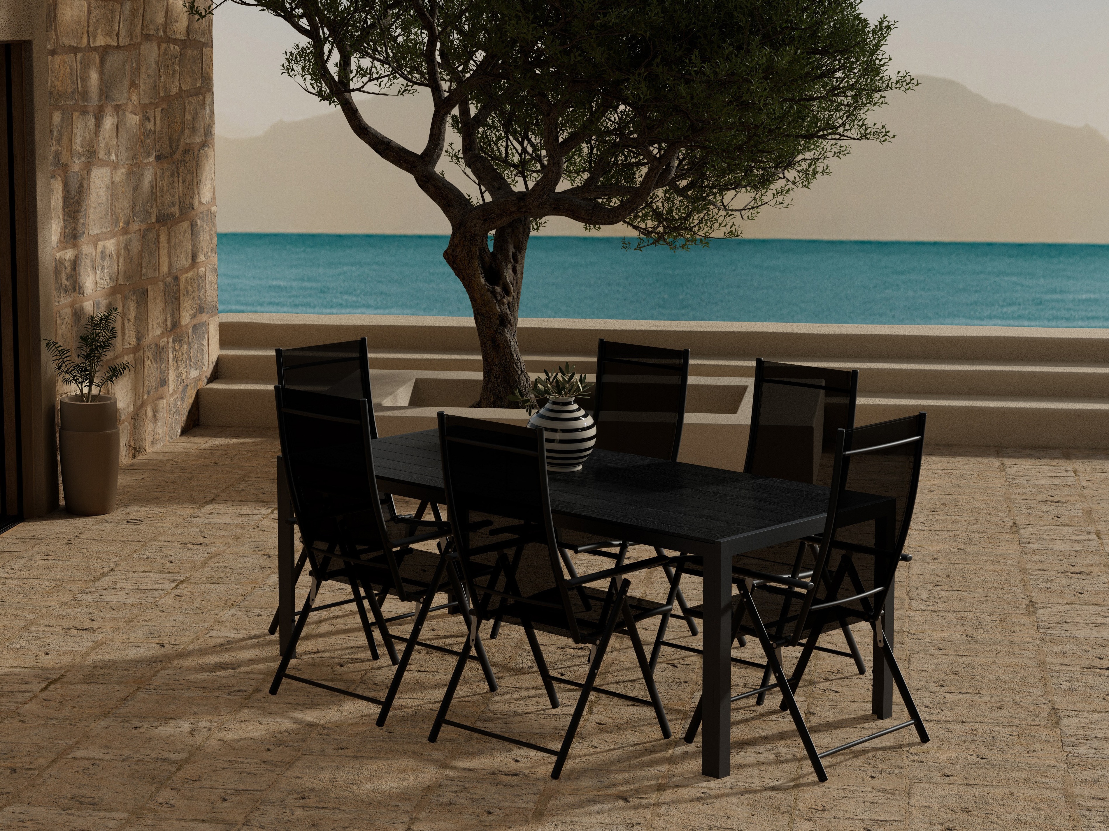 Tavolo e sedie set Dallas 5264