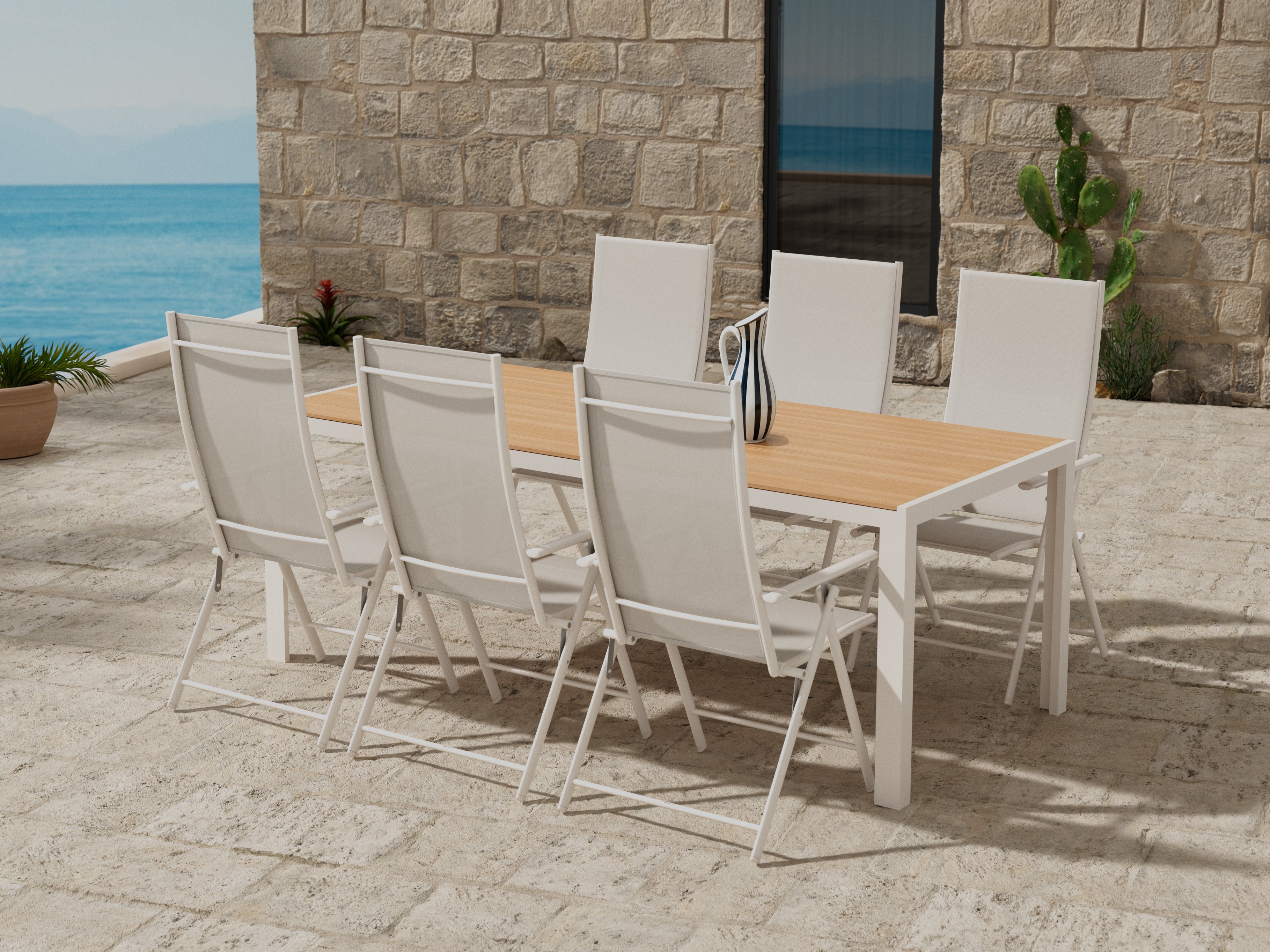 Tavolo e sedie set Dallas 5265