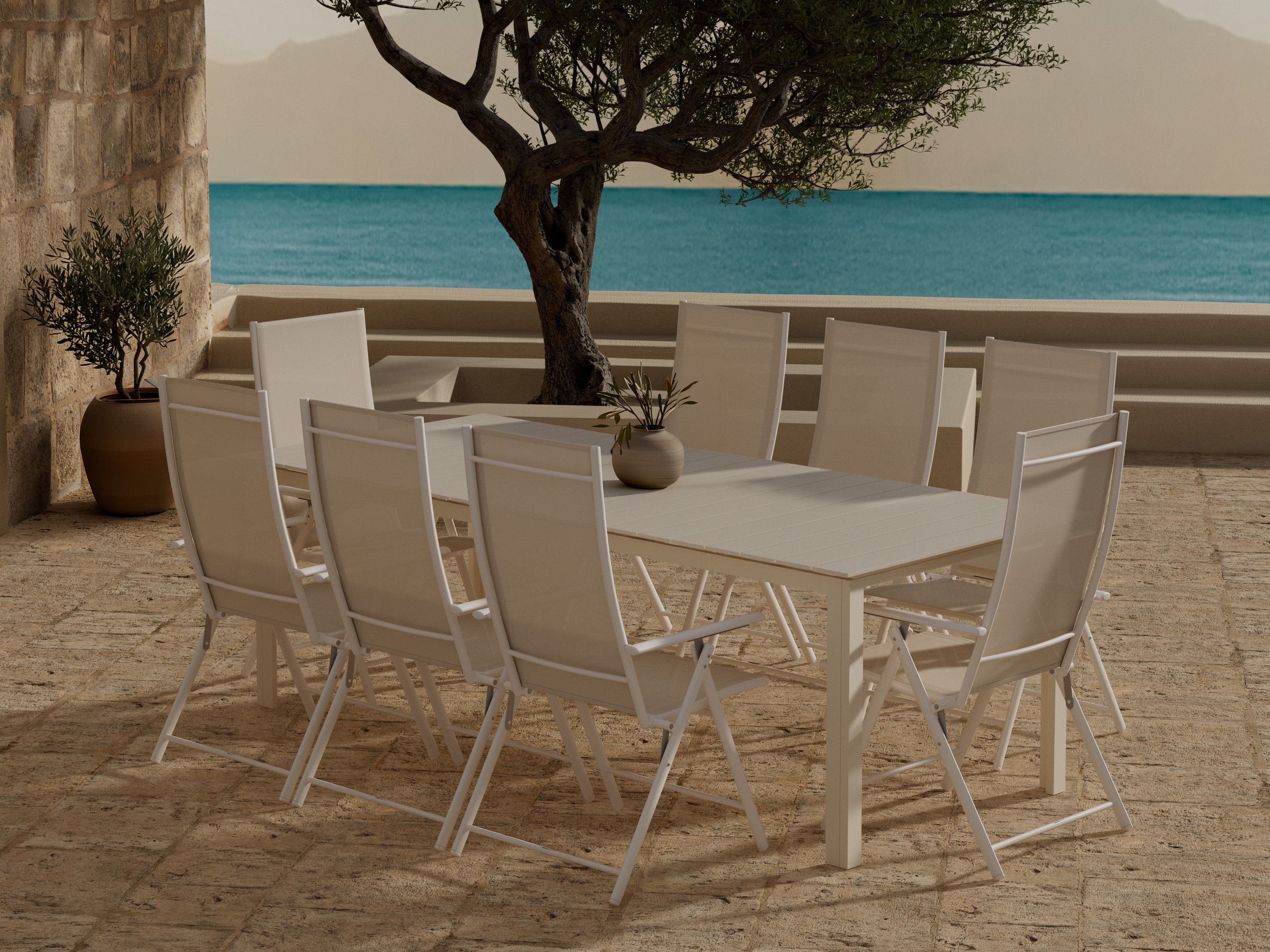 Tavolo e sedie set Dallas 5266