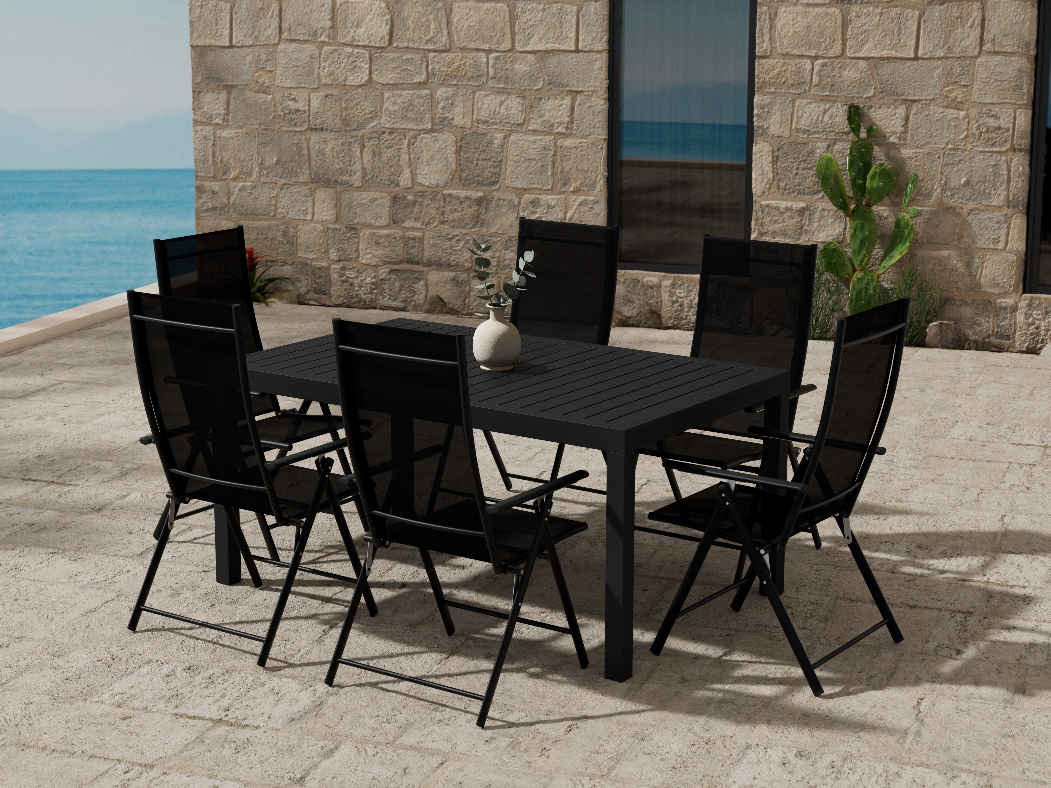 Tavolo e sedie set Dallas 5267