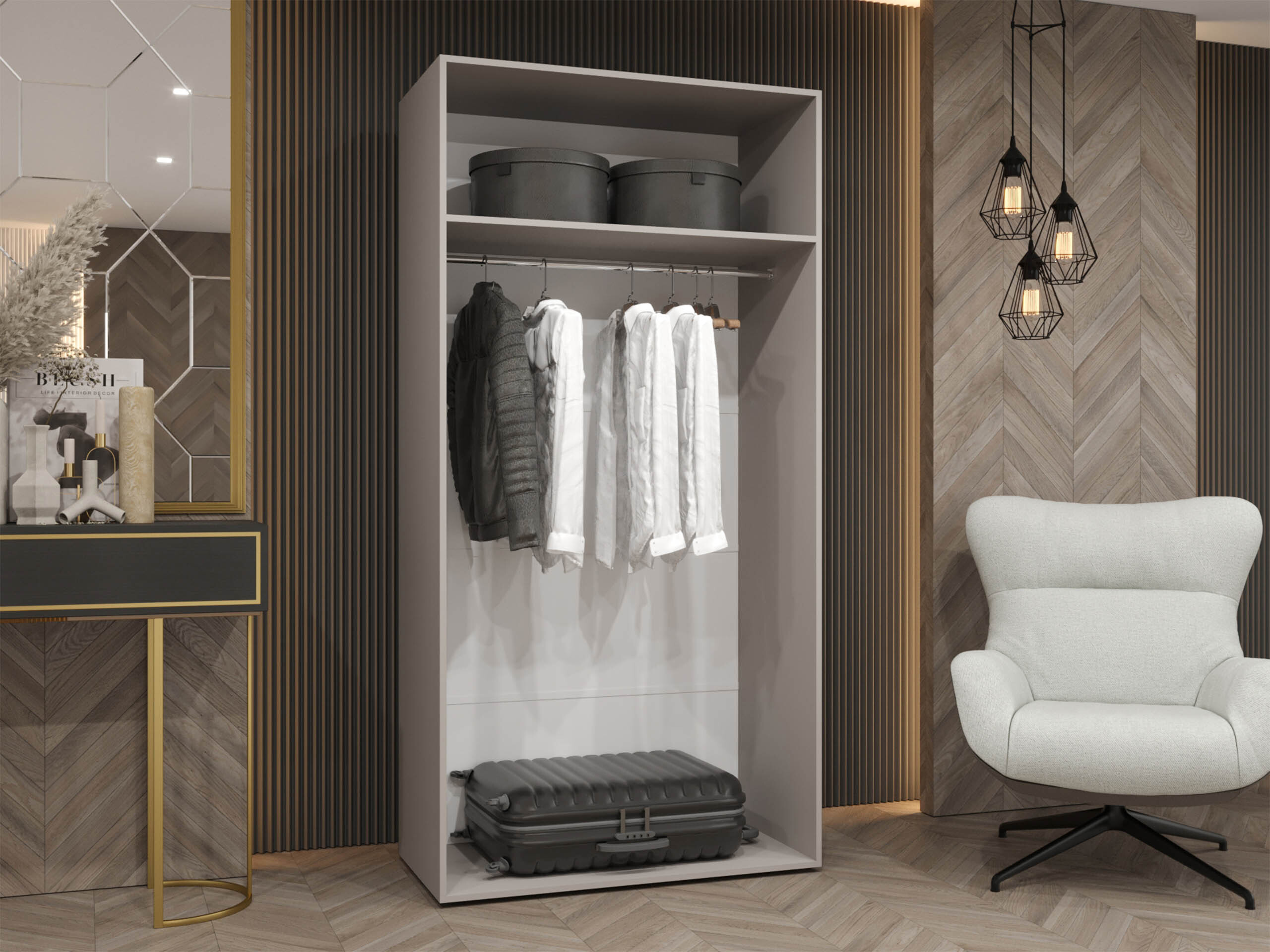 Armadio Hartford 600 (Nero)