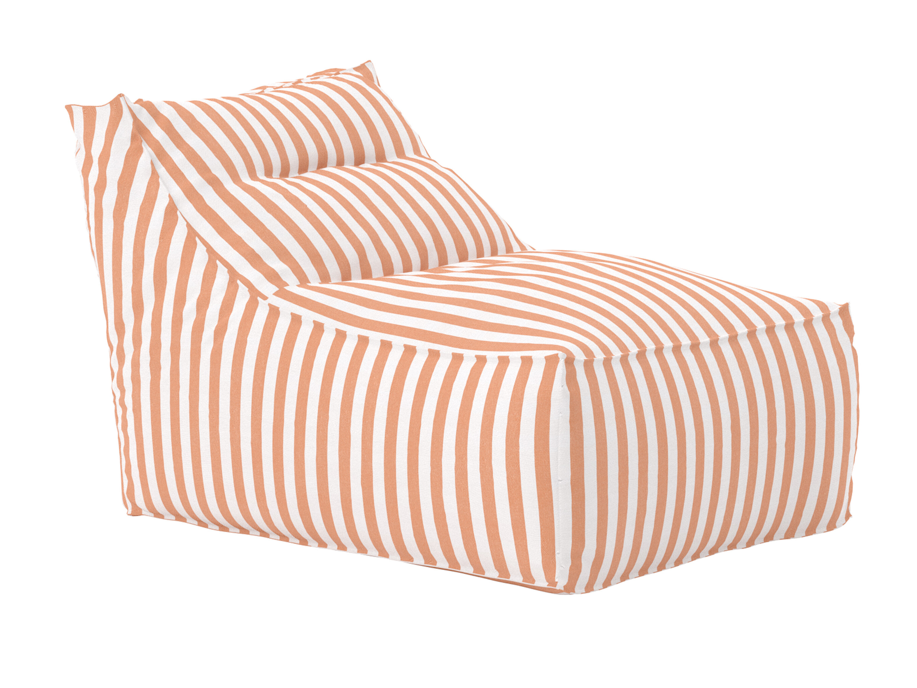 Poltrona a sacco Dallas 5276 (Arancione + Bianco)