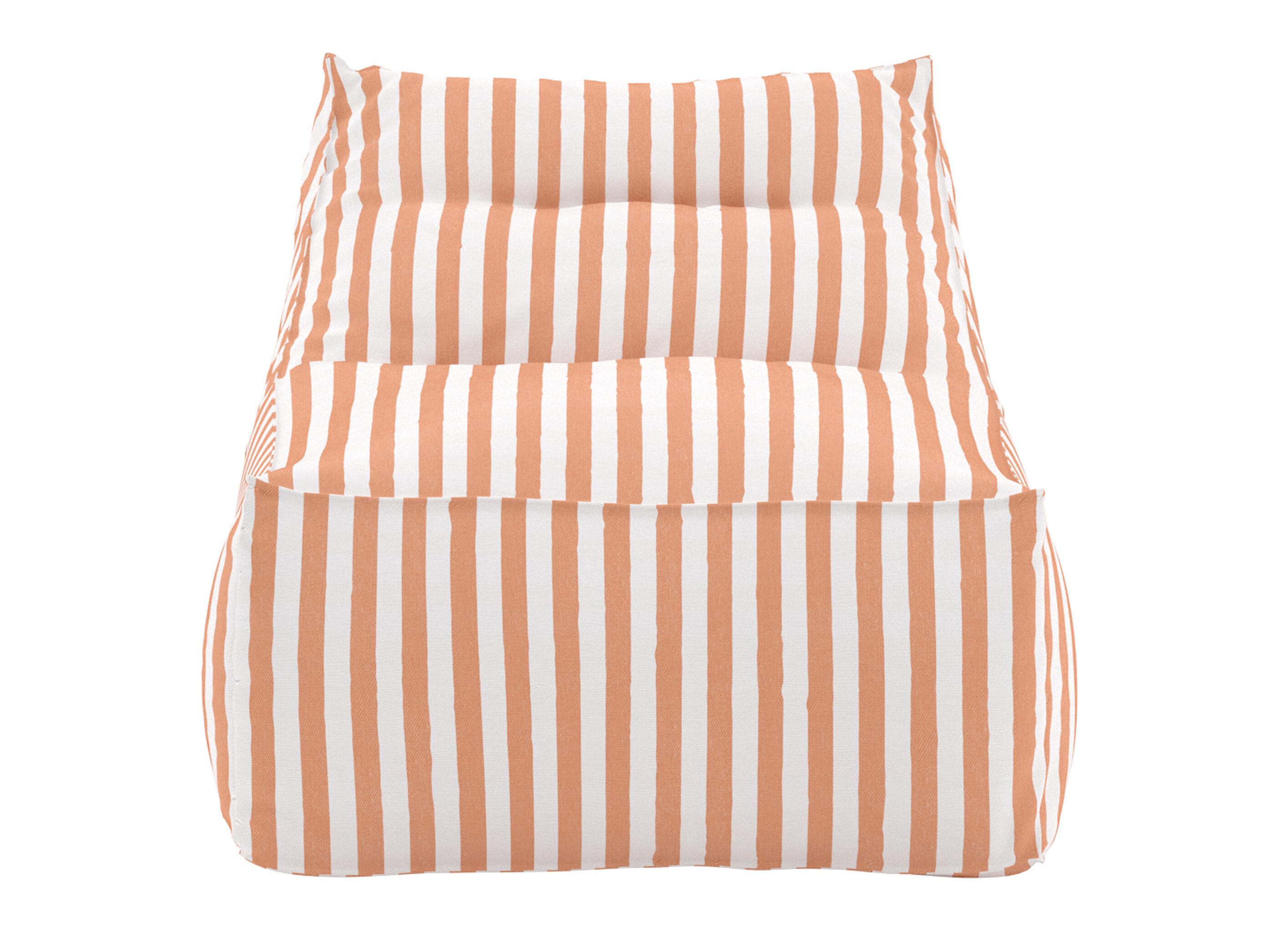 Poltrona a sacco Dallas 5276 (Arancione + Bianco)