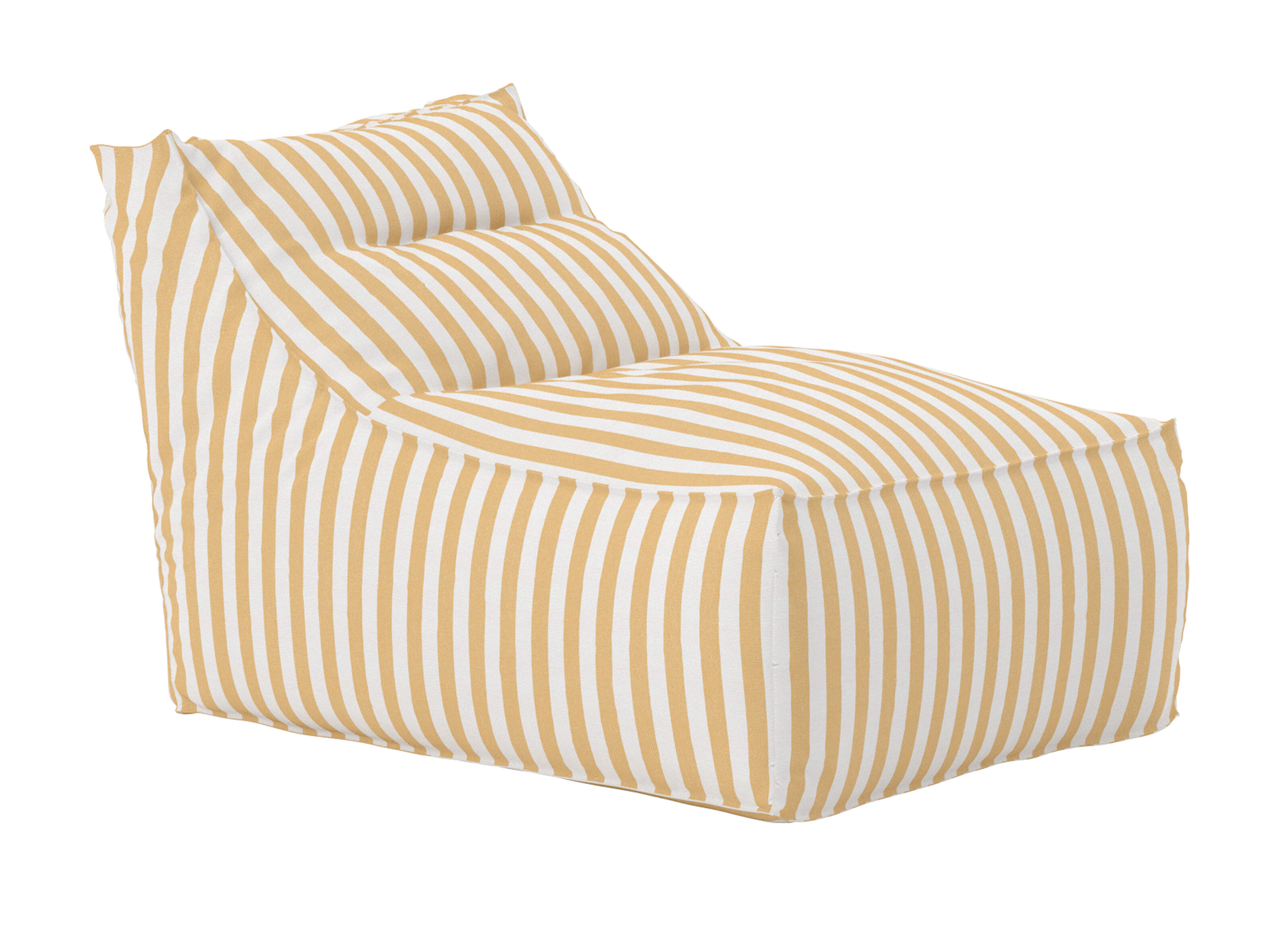 Poltrona a sacco Dallas 5276 (Giallo + Bianco)