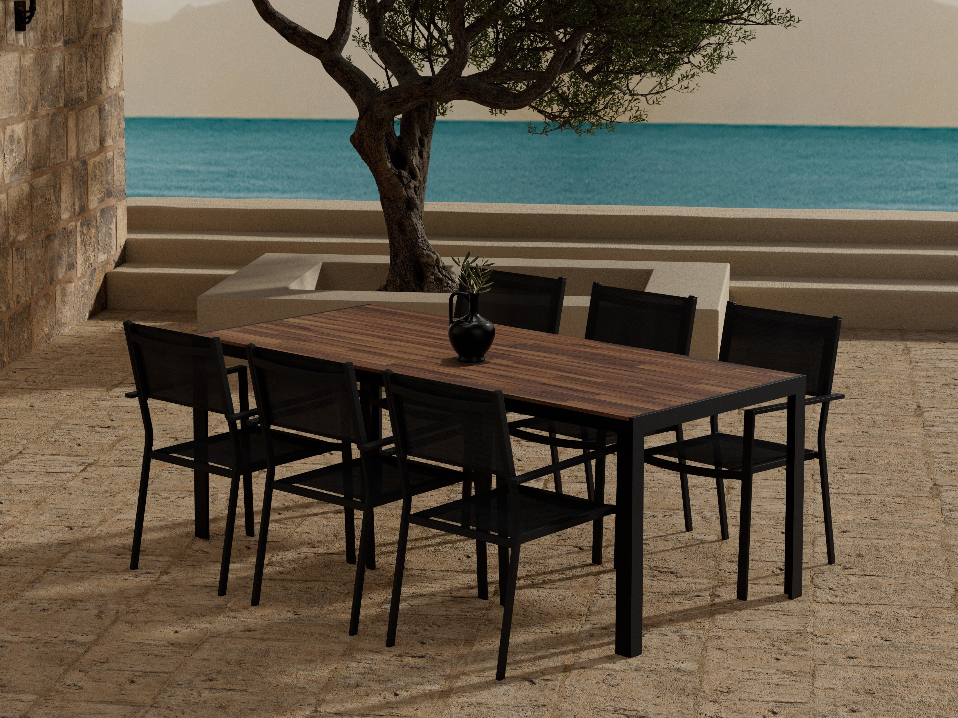 Tavolo e sedie set Dallas 5274
