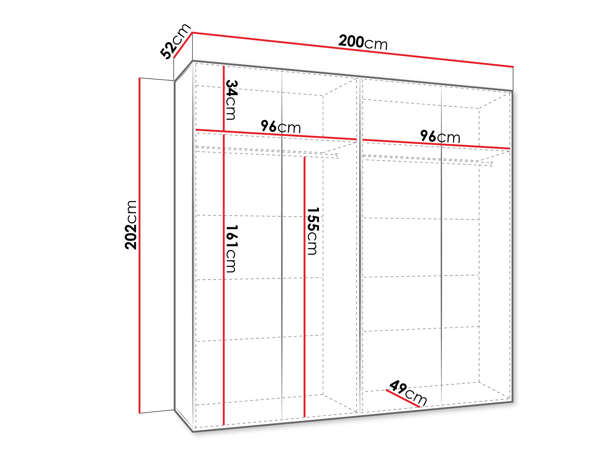 Armadio Hartford 610 (Bianco)