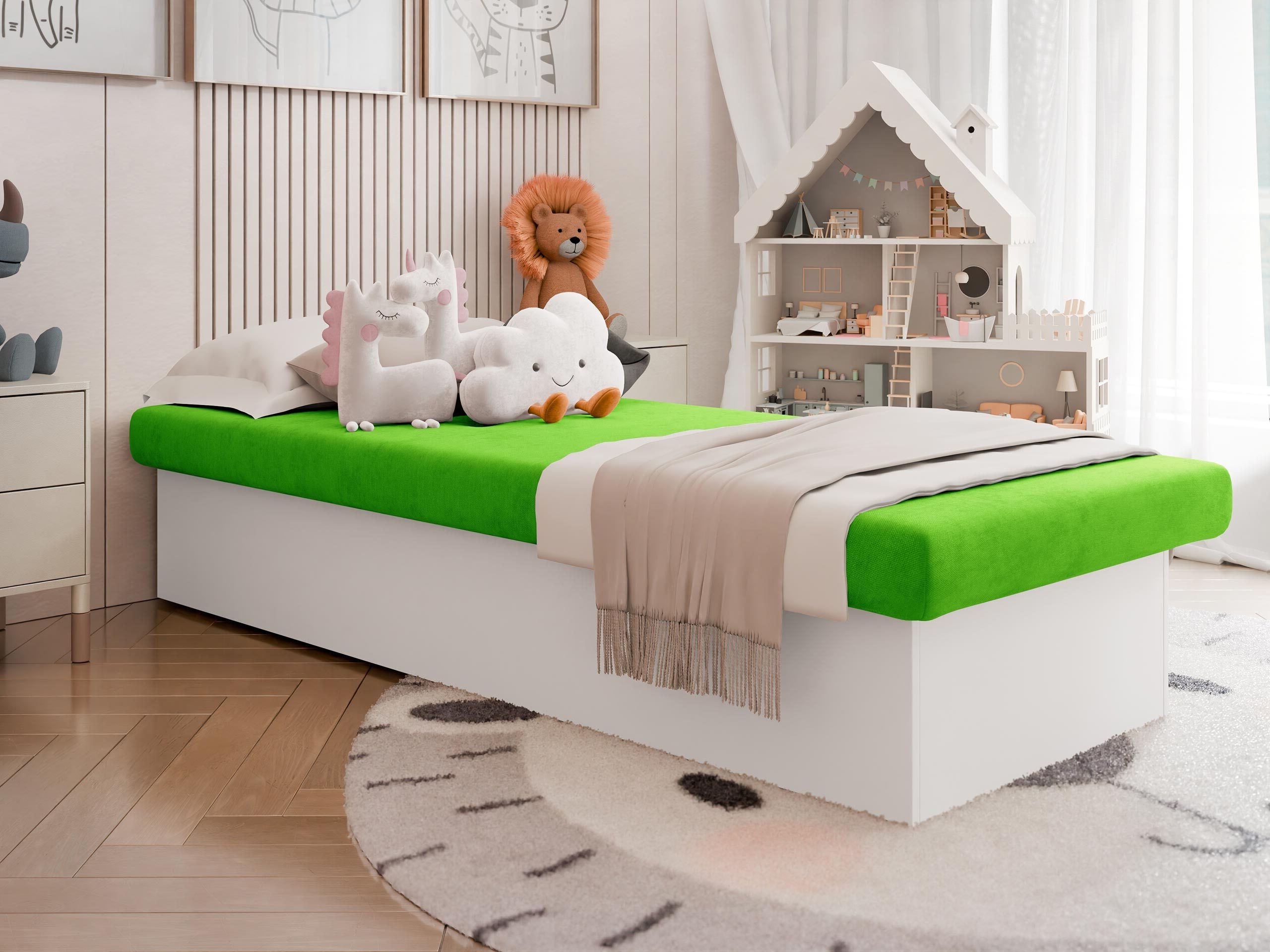 Letto Dover 100 (Bianco)